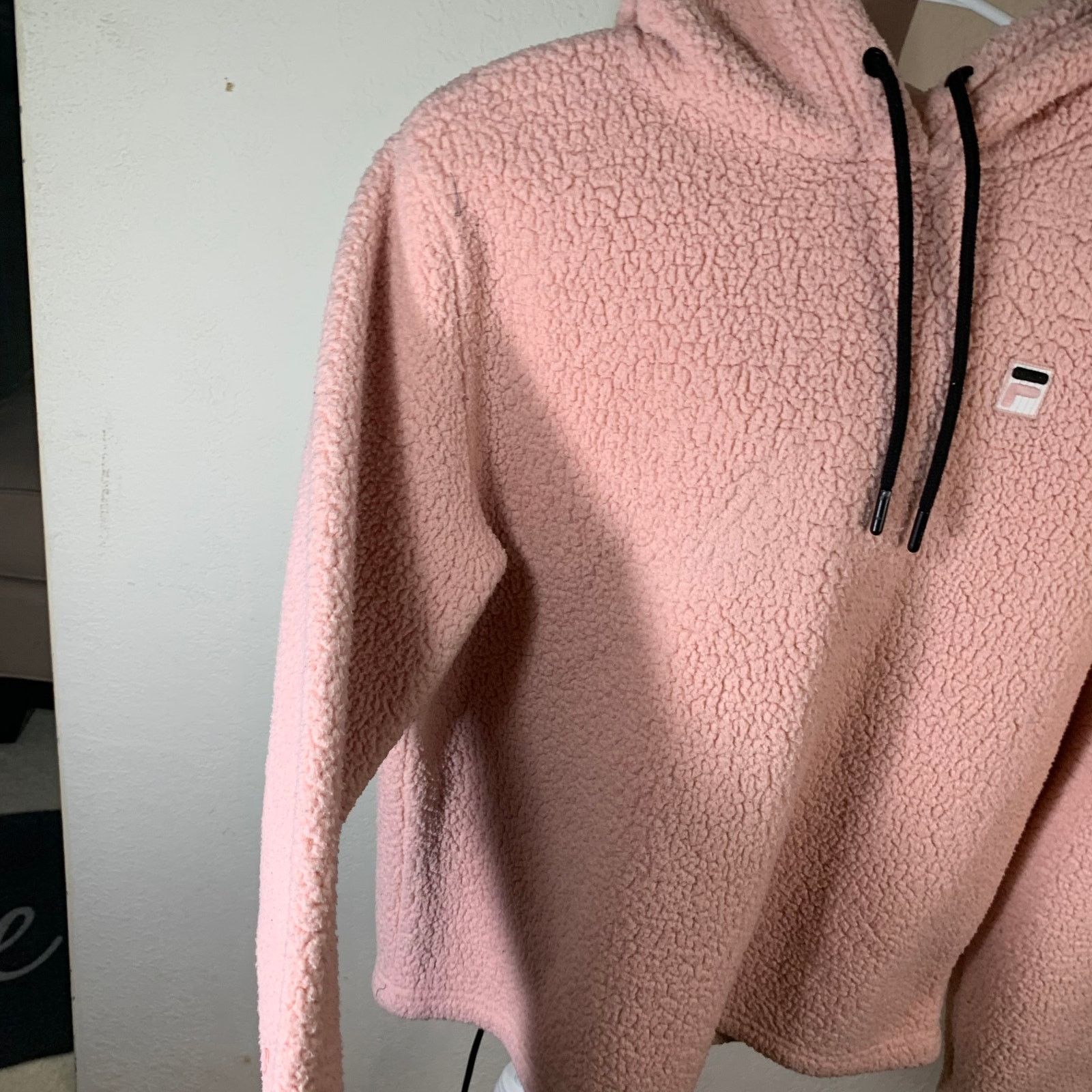 Fila FILA Pink Sherpa Pullover Women’s Hoodie Size S Size S / US 4 / IT 40 - 4 Thumbnail