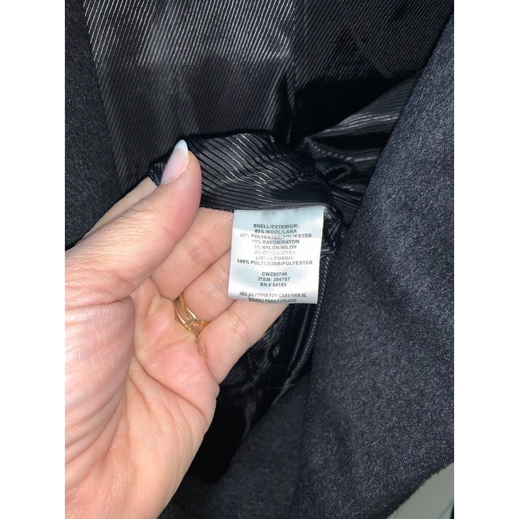 Calvin Klein Calvin Klein Women's Black Wool Blend Wrap Coat XL Size XL / US 12-14 / IT 48-50 - 5 Thumbnail