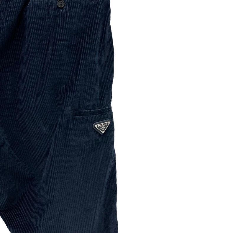 Prada Prada Corduroy Triangle Logo Casual Pants-2506 Size US 44 / EU 60 - 3 Thumbnail