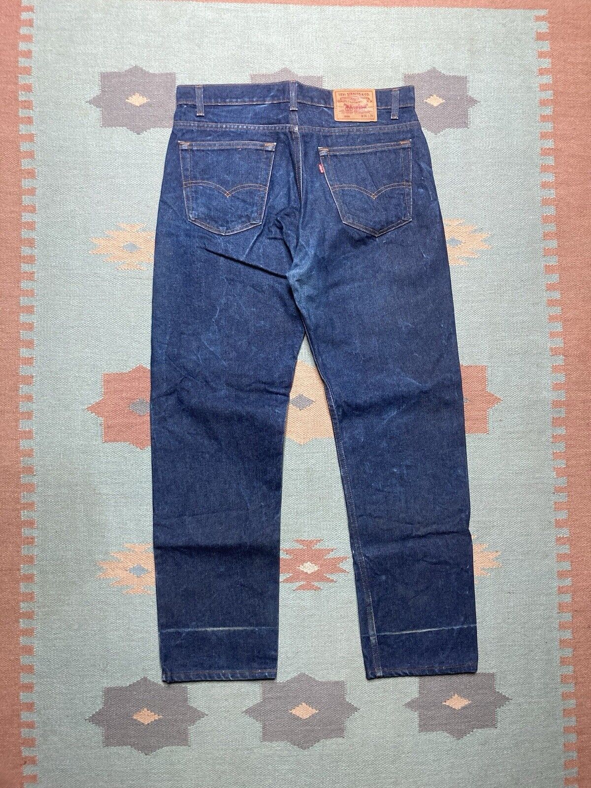 Levi's × Vintage VTG 80s Levi’s 505 xx jeans dark wash crispy straight 35x31 Size US 35 - 1 Thumbnail