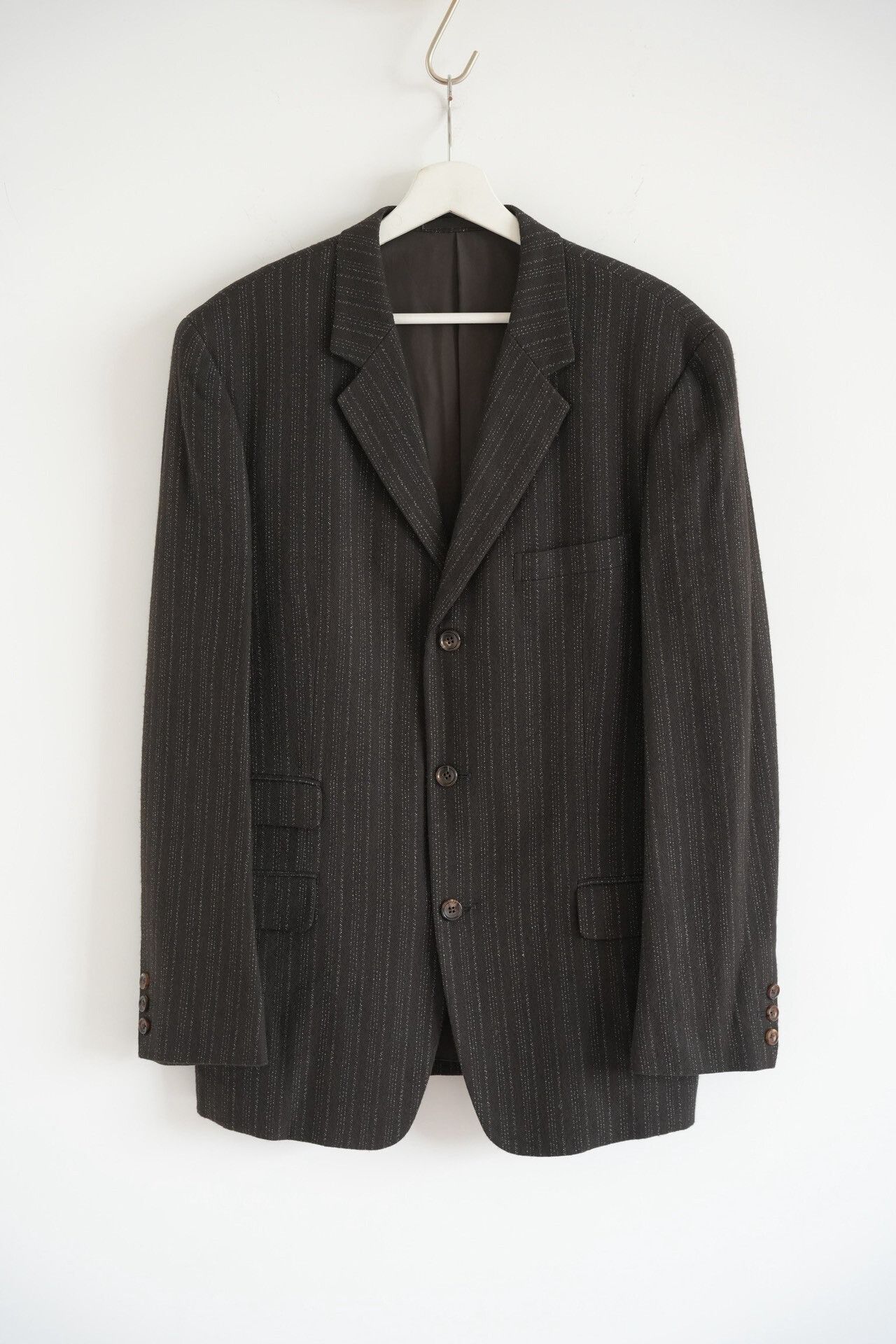 Y's for Men Yohji Yamamoto 2000s Dot Blazer Size US L / EU 52-54 / 3 - 1 Thumbnail