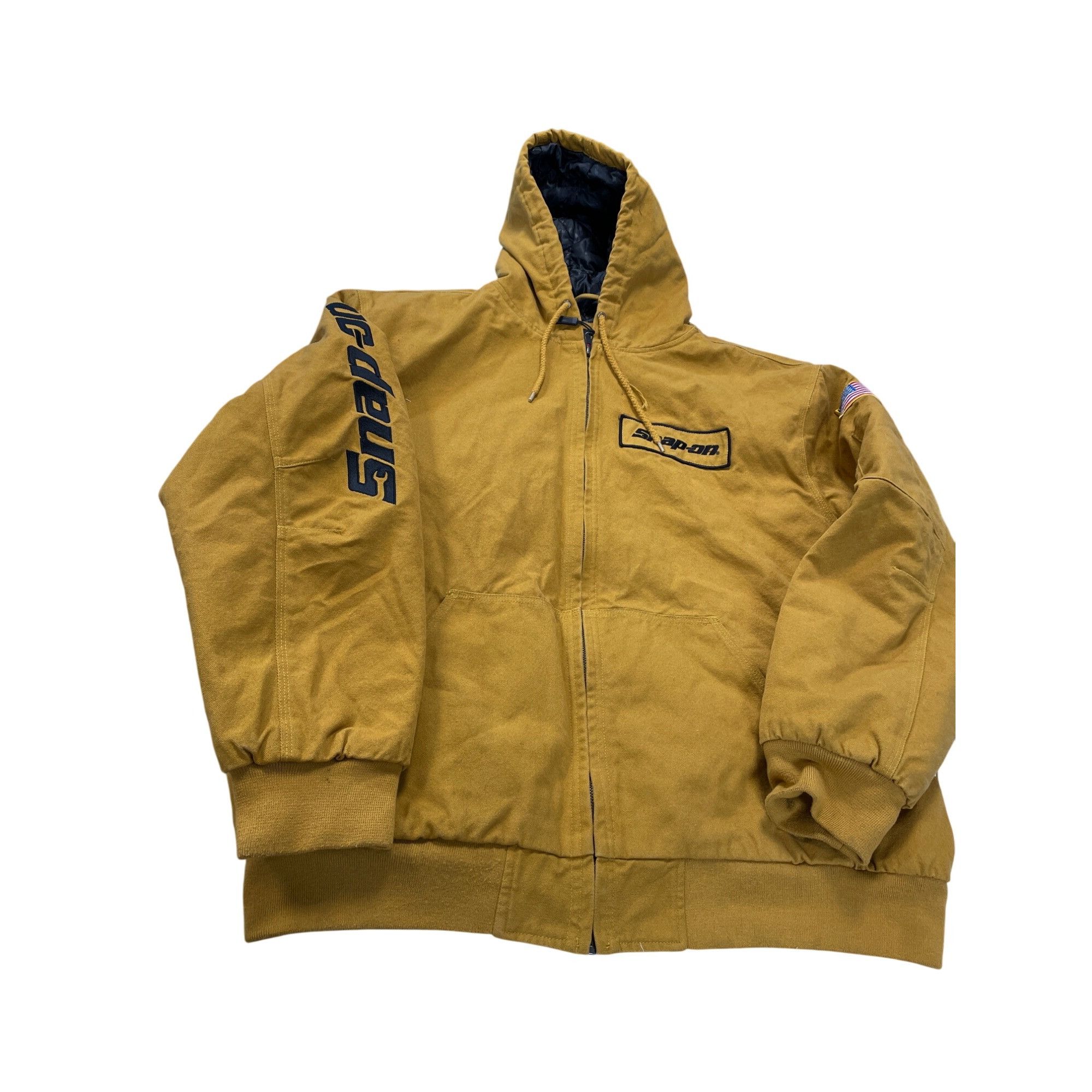 Other Snap-On Tools Mens Traditional Mustard golden work jacket qu Size US XXL / EU 58 / 5 - 1 Thumbnail