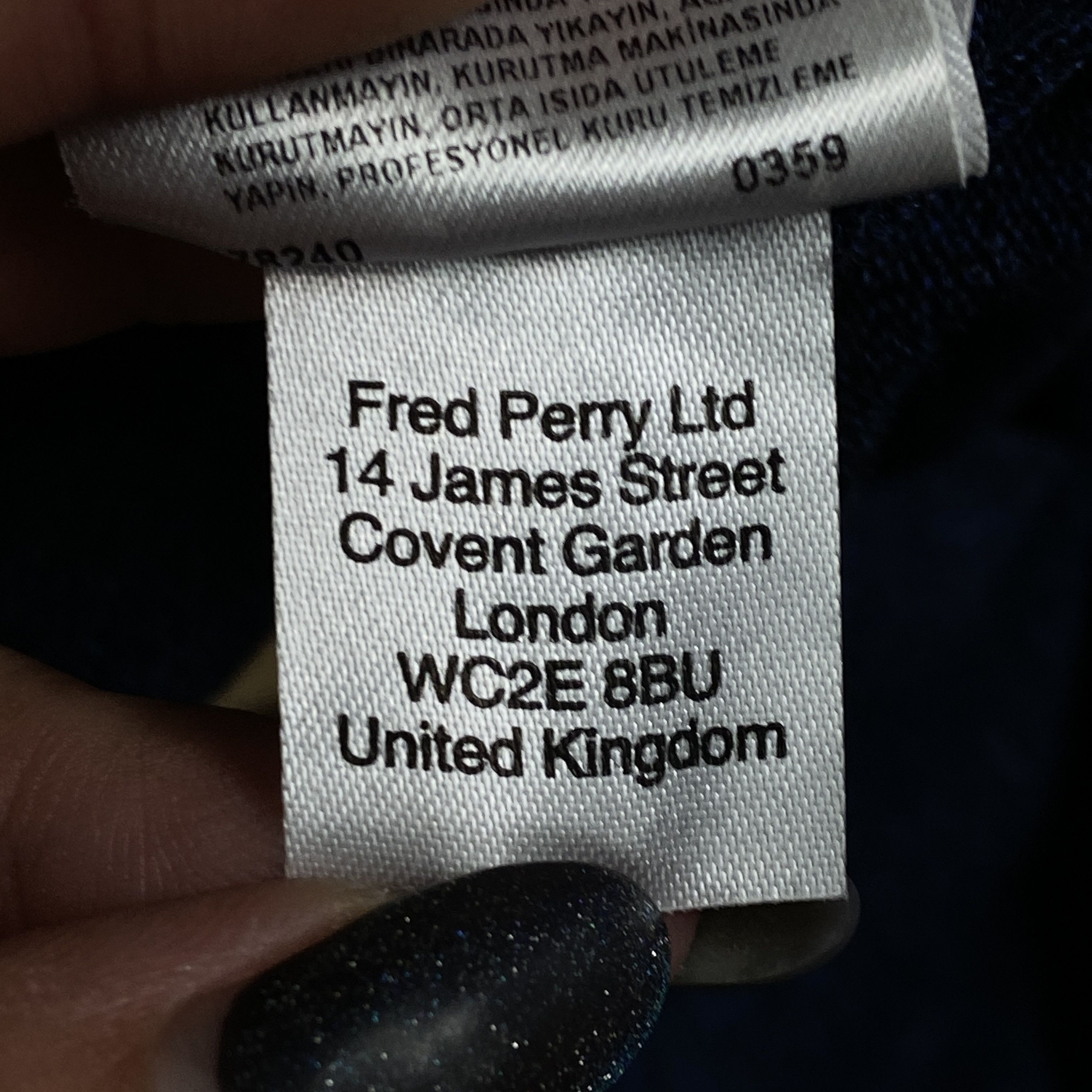 Fred Perry Men’s Polo T-Shirt Fred Perry Size S Blue Size US S / EU 44-46 / 1 - 8 Thumbnail