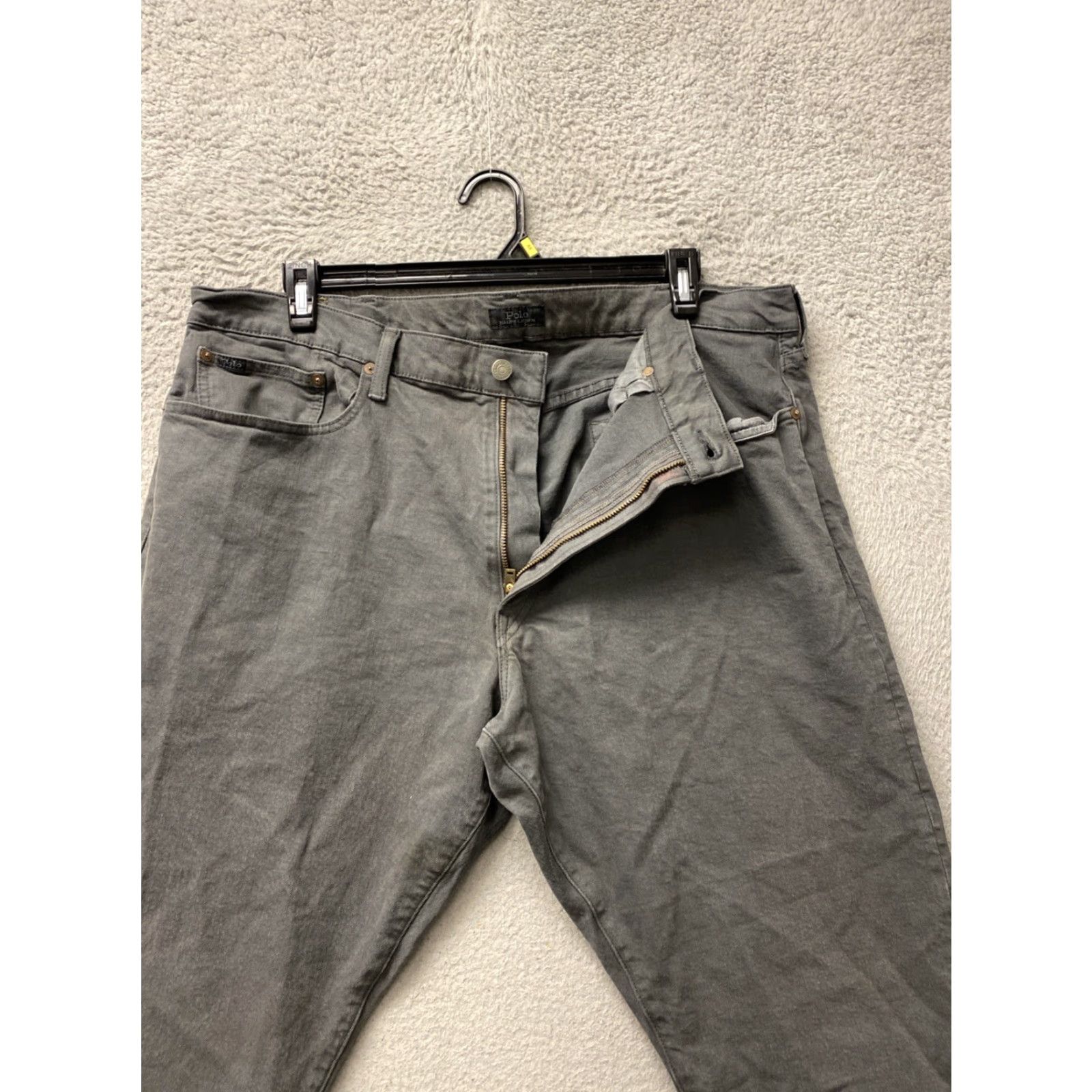 Polo Ralph Lauren VINTAGE Polo Ralph Lauren Jeans Men’s Slim Fit 40x30 Gray Denim 90s Hip Hop Casual Size 27" / US 4 / IT 40 - 2 Thumbnail