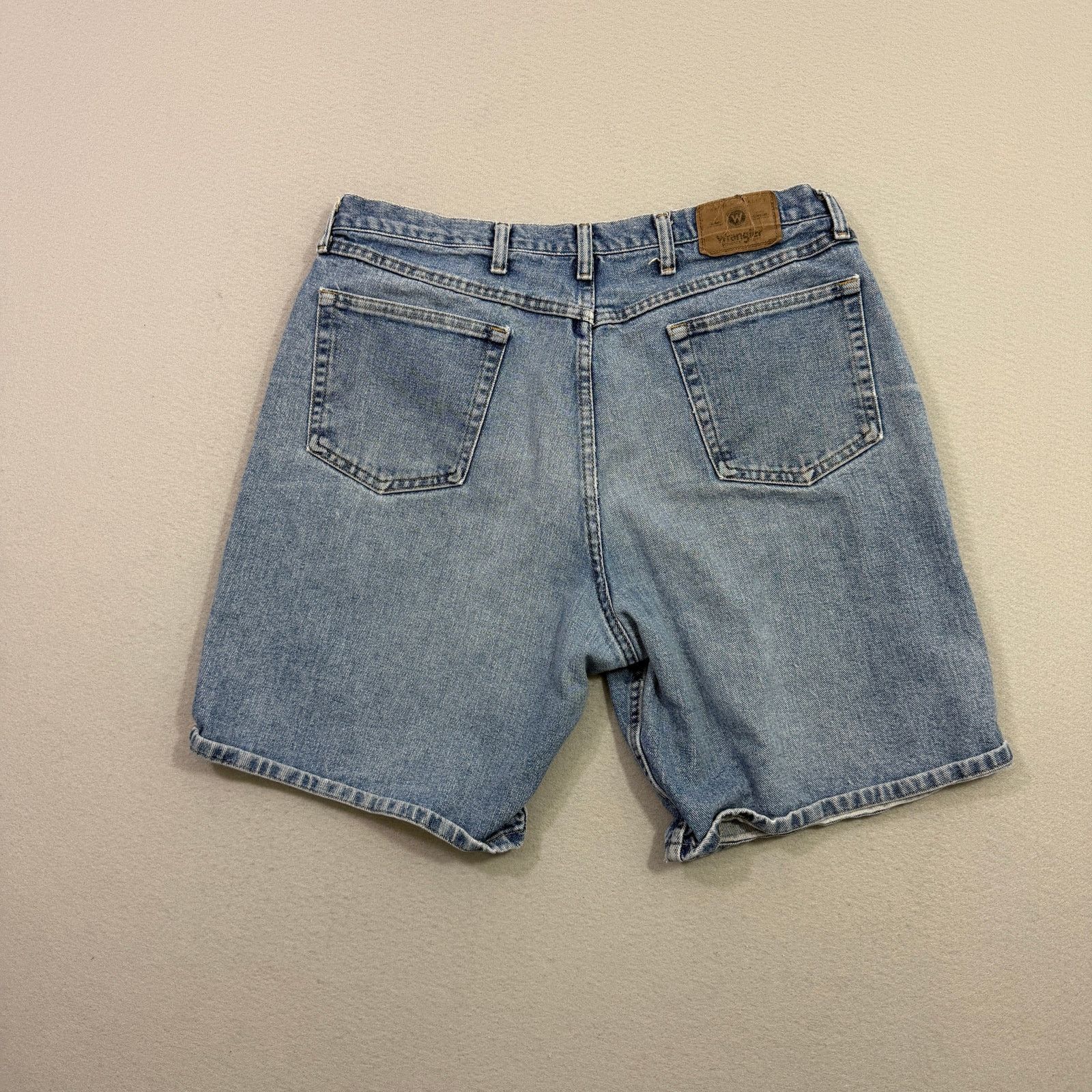 Wrangler Vintage Wrangler Jean Shorts Men's 38 Blue 10" Inseam Jorts Size US 38 / EU 54 - 5 Thumbnail