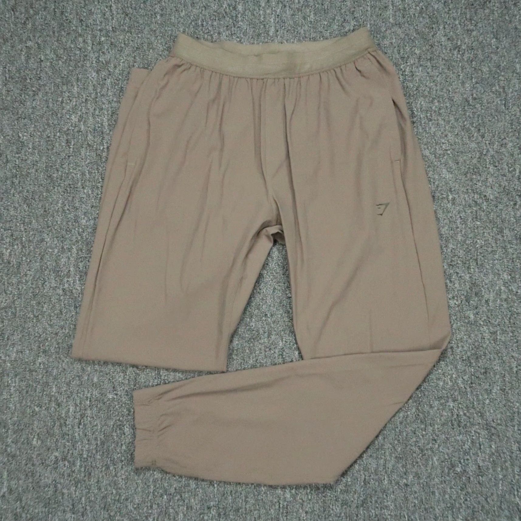 Gymshark Gymshark Pants Men Medium Brown Stuido Joggers Track Stretch Tapered Fitness Gym Size US 31 - 2 Thumbnail