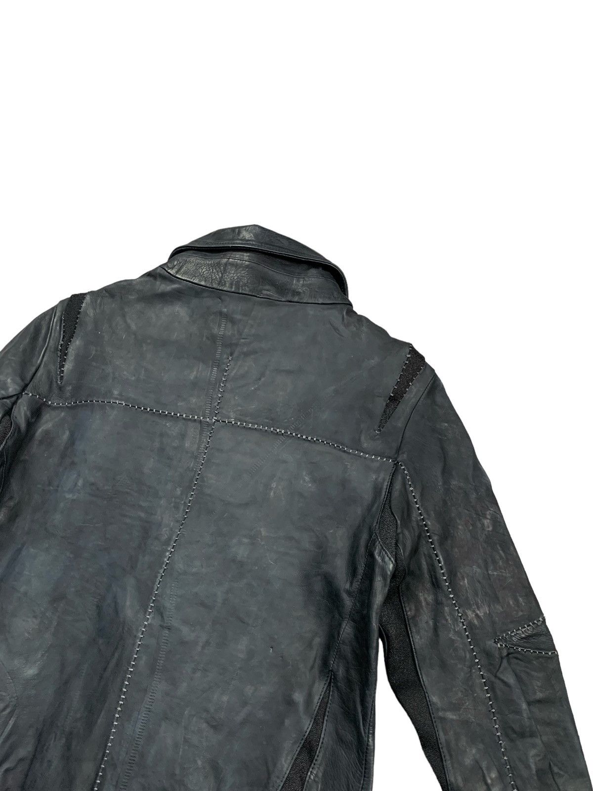 Incarnation Incarnation Exclusive - Silver Stitched Cross Moto Jacket Size US M / EU 48-50 / 2 - 12 Thumbnail