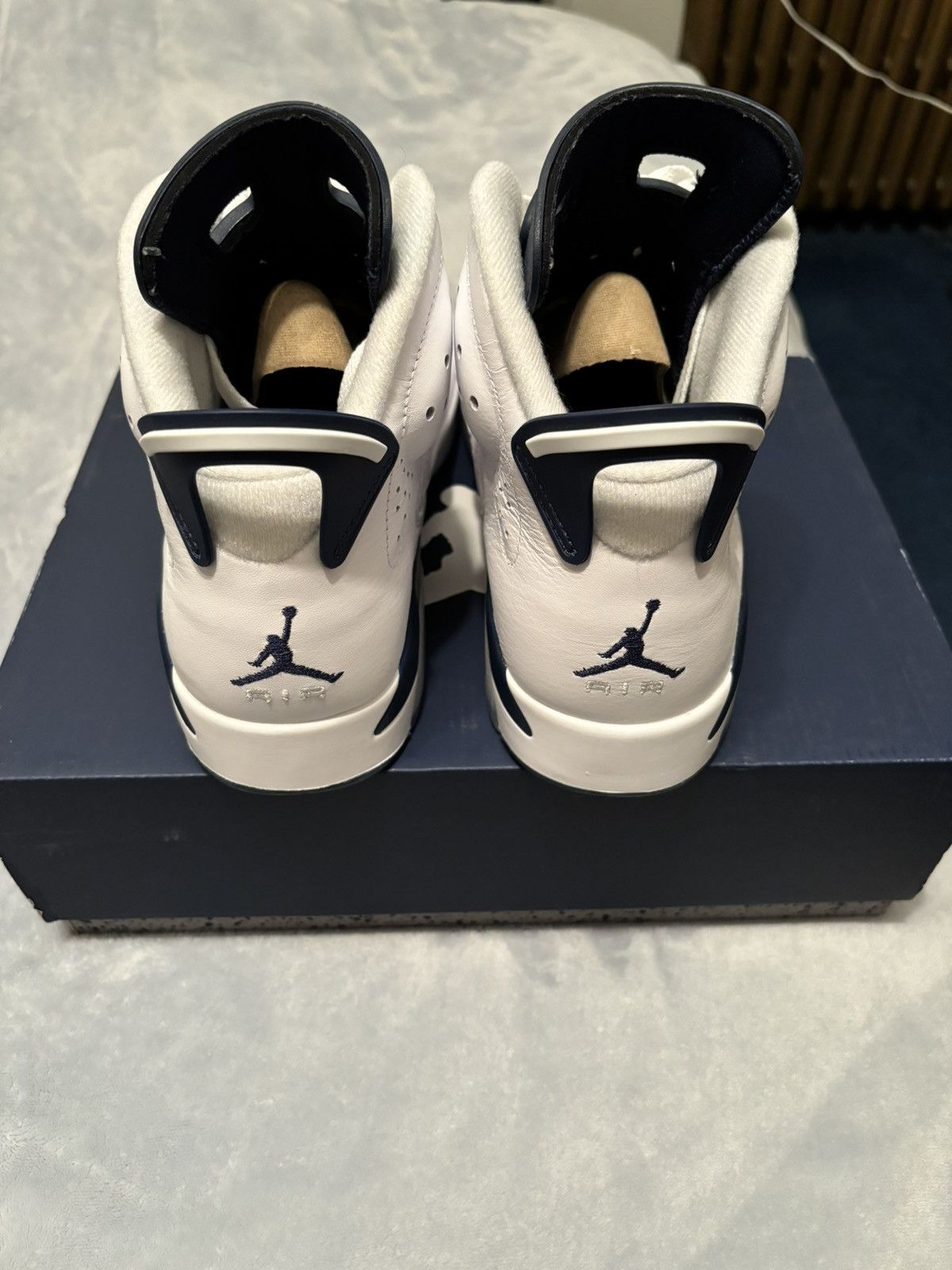 Jordan Brand Jordan 6 Retro Midnight Navy 2022 Size 10 Size US 10 / EU 43 - 5 Thumbnail