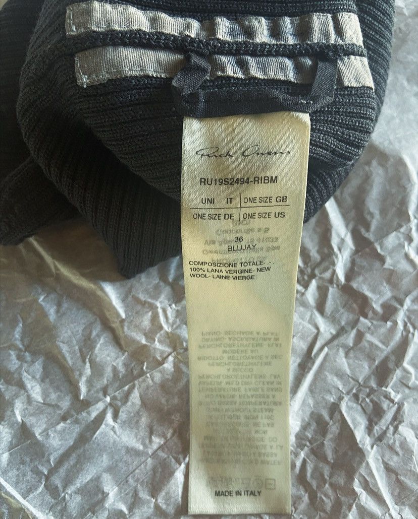 Rick Owens SS19 Babel Bluejay Beanie