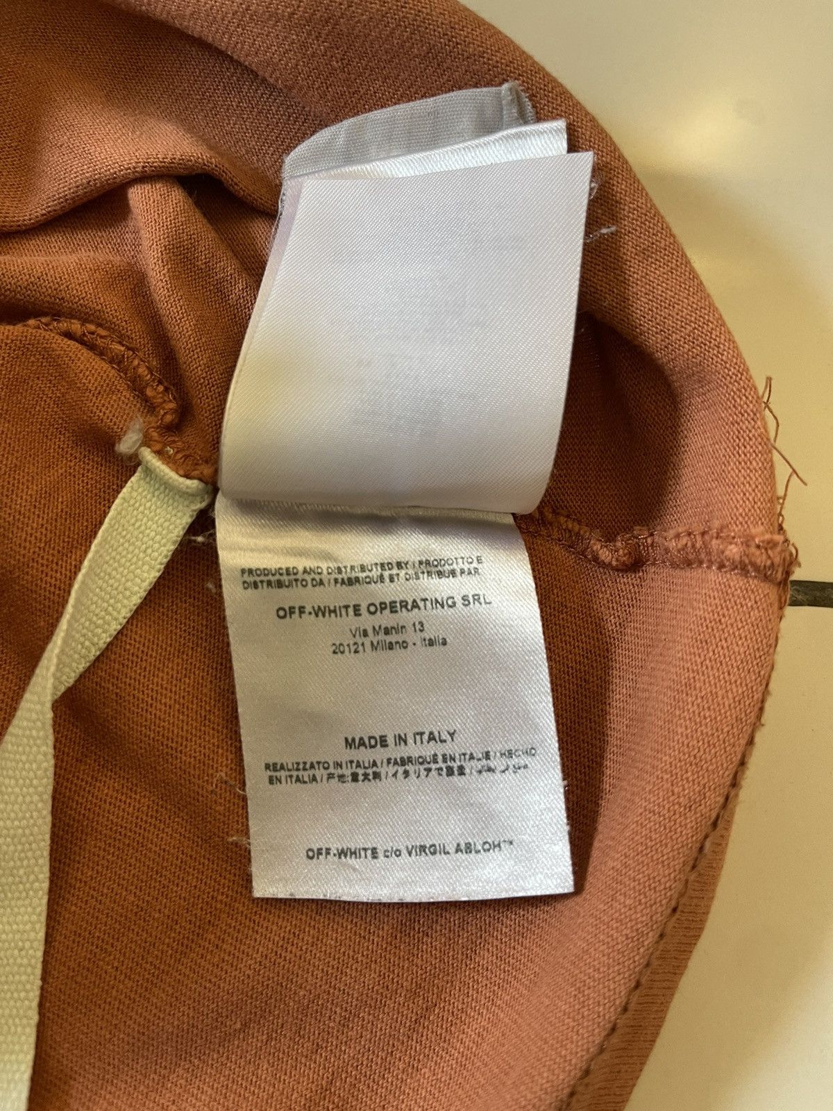 Champion × Off-White Off White X Champion Tee Brown Black Size US XL / EU 56 / 4 - 15 Thumbnail