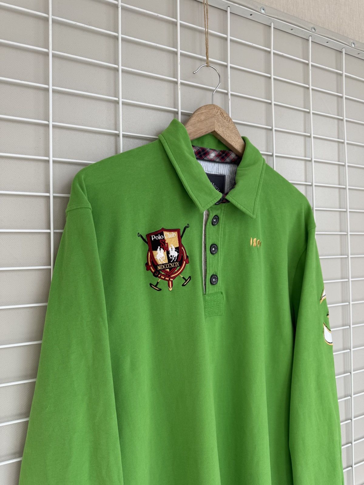 Vintage St. Moritz 1899 Polo Club Rugby Shirt Mens Size XXL/XL Size US XXL / EU 58 / 5 - 3 Thumbnail