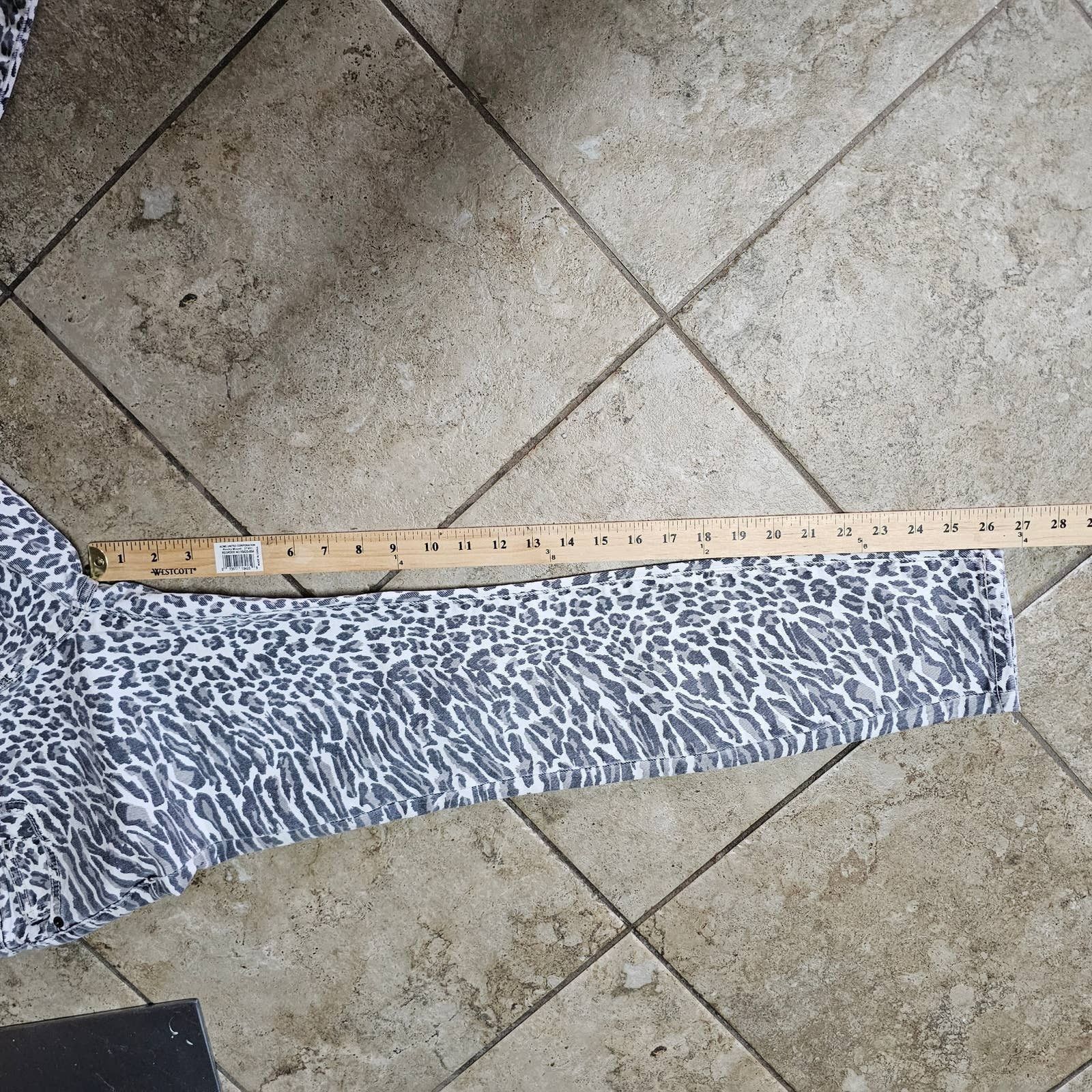 Current/Elliot Current/Elliott Stiletto Leopard Skinny Jeans Size 25 Size 25" / US 0 / IT 36 - 7 Thumbnail