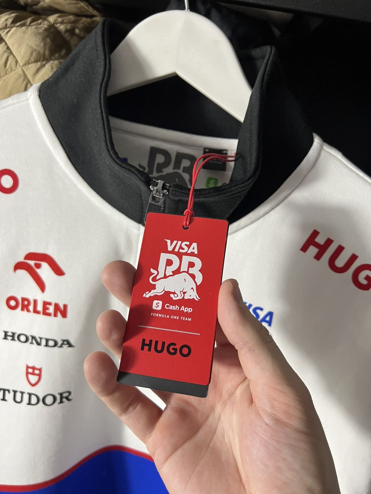 Hugo 🔥 HUGO Red Bull Racing F1 2024 1/4 Zip Sweatshirt Visa Cash Size US M / EU 48-50 / 2 - 9 Thumbnail