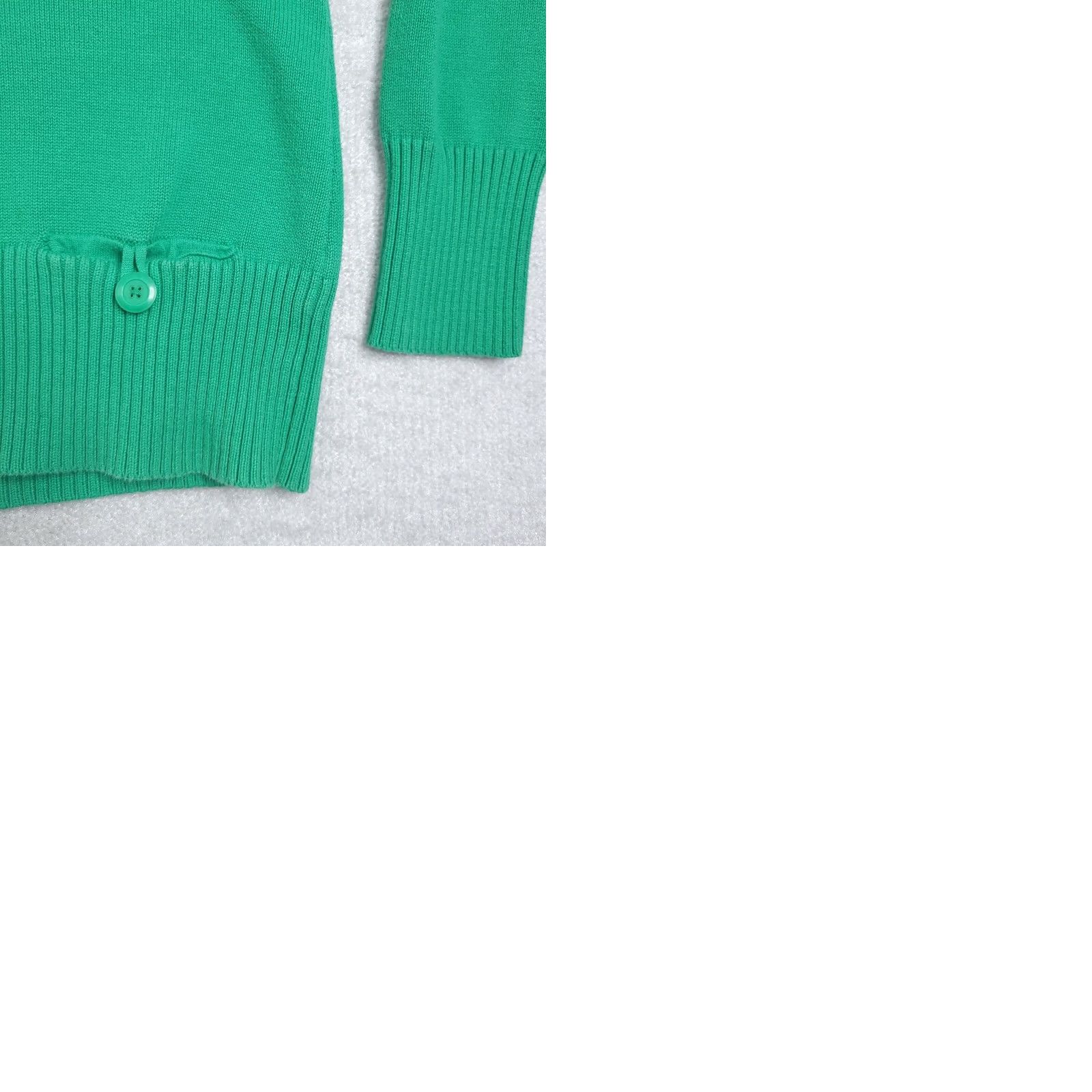 Jones New York VINTAGE Jones New York Sport Sweater Women's Large Green Pullover Button Size L / US 10 / IT 46 - 9 Thumbnail