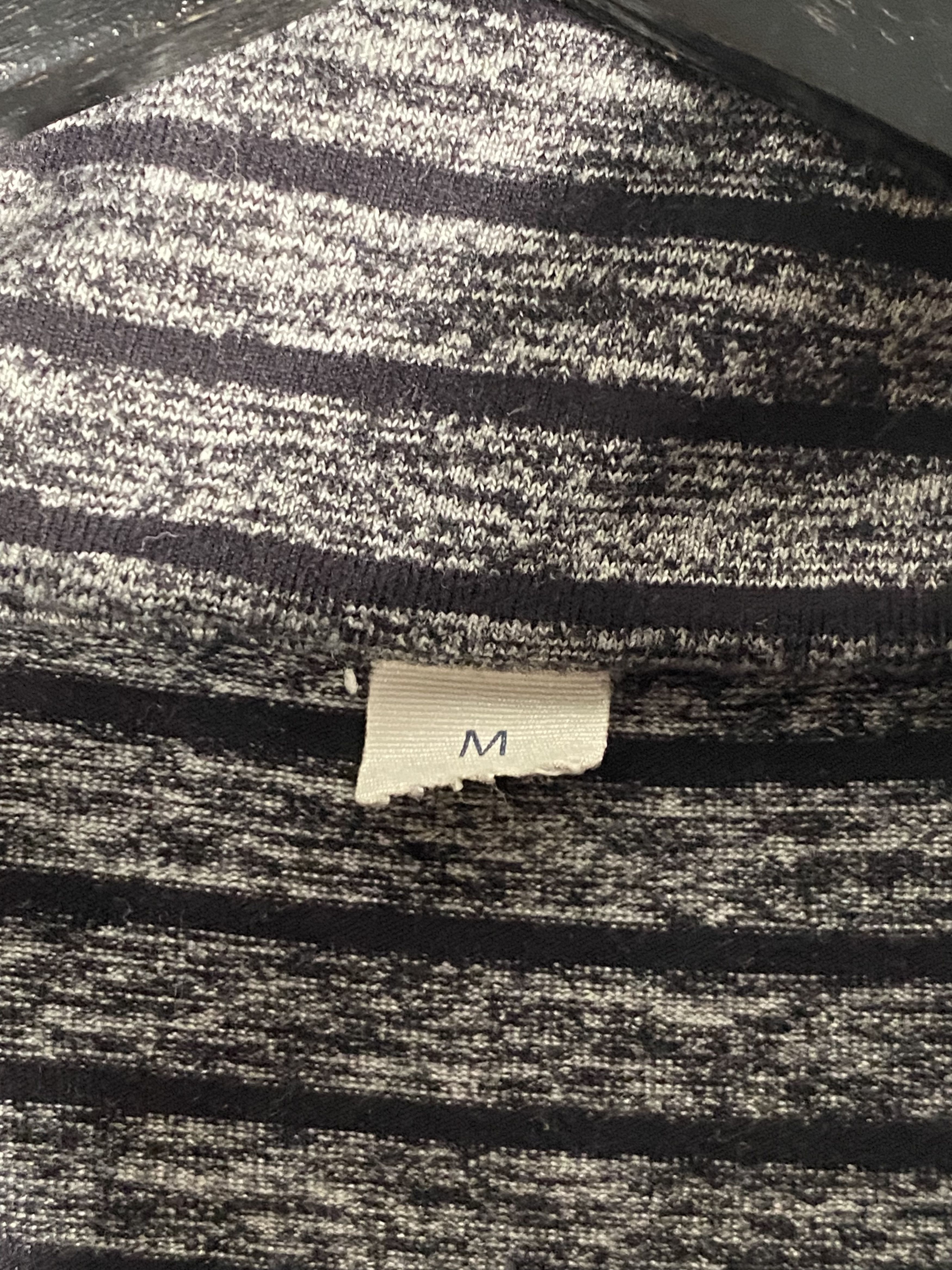 Lululemon Lululemon Studio Half Zip Classic Stripe Heathered Black Size US M / EU 48-50 / 2 - 3 Thumbnail