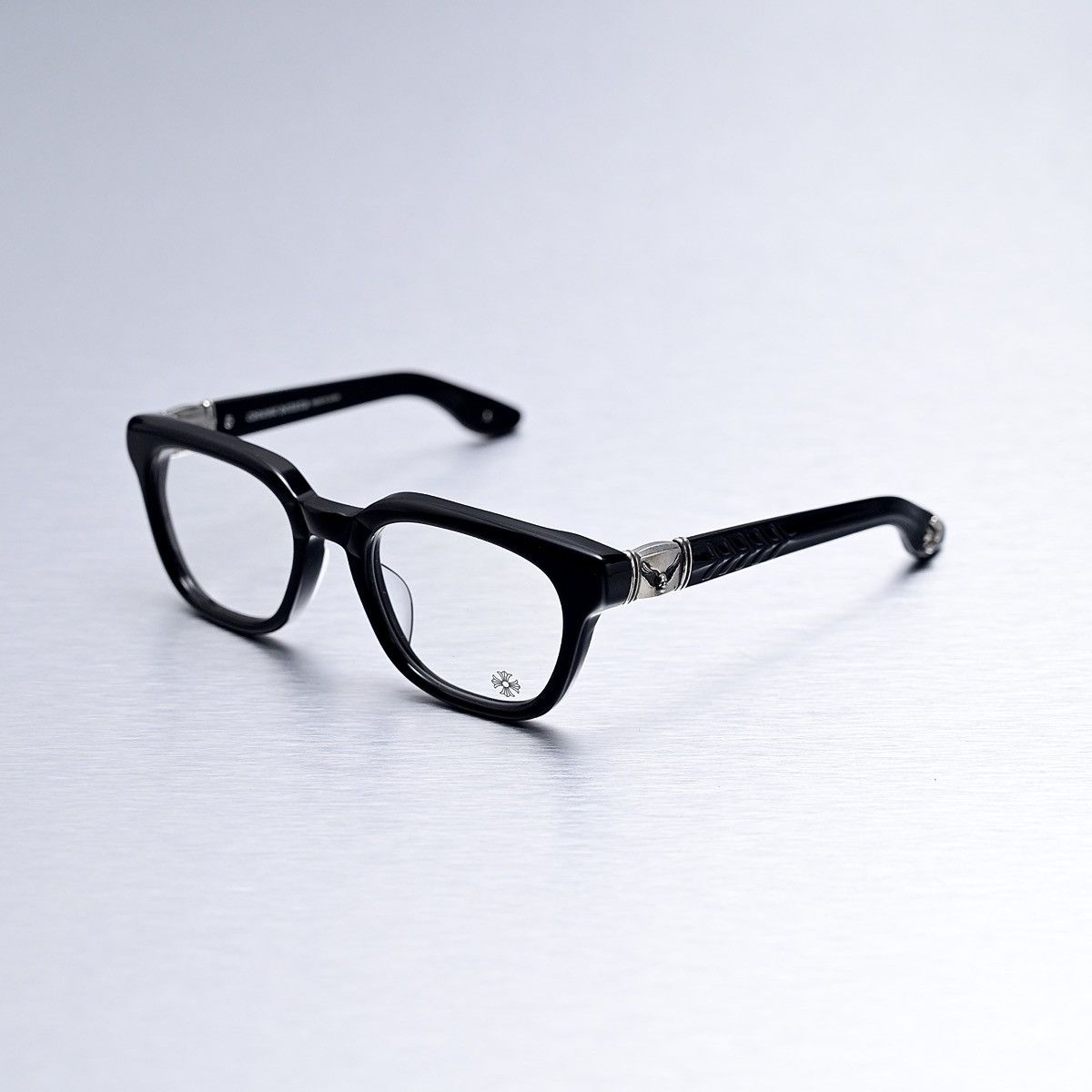 Chrome Hearts CHROME HEARTS WELL HELL YEAH BLACK GLASSES Size ONE SIZE - 1 Thumbnail