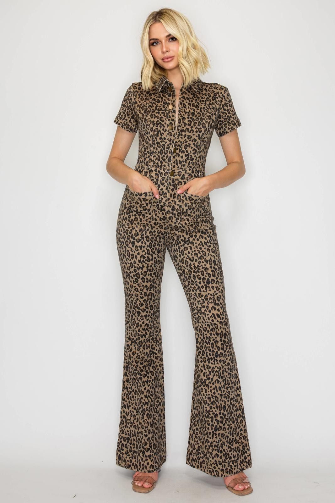 Other Animal Print Stretch Jumpsuit by WFFS Size S / US 4 / IT 40 - 3 Thumbnail