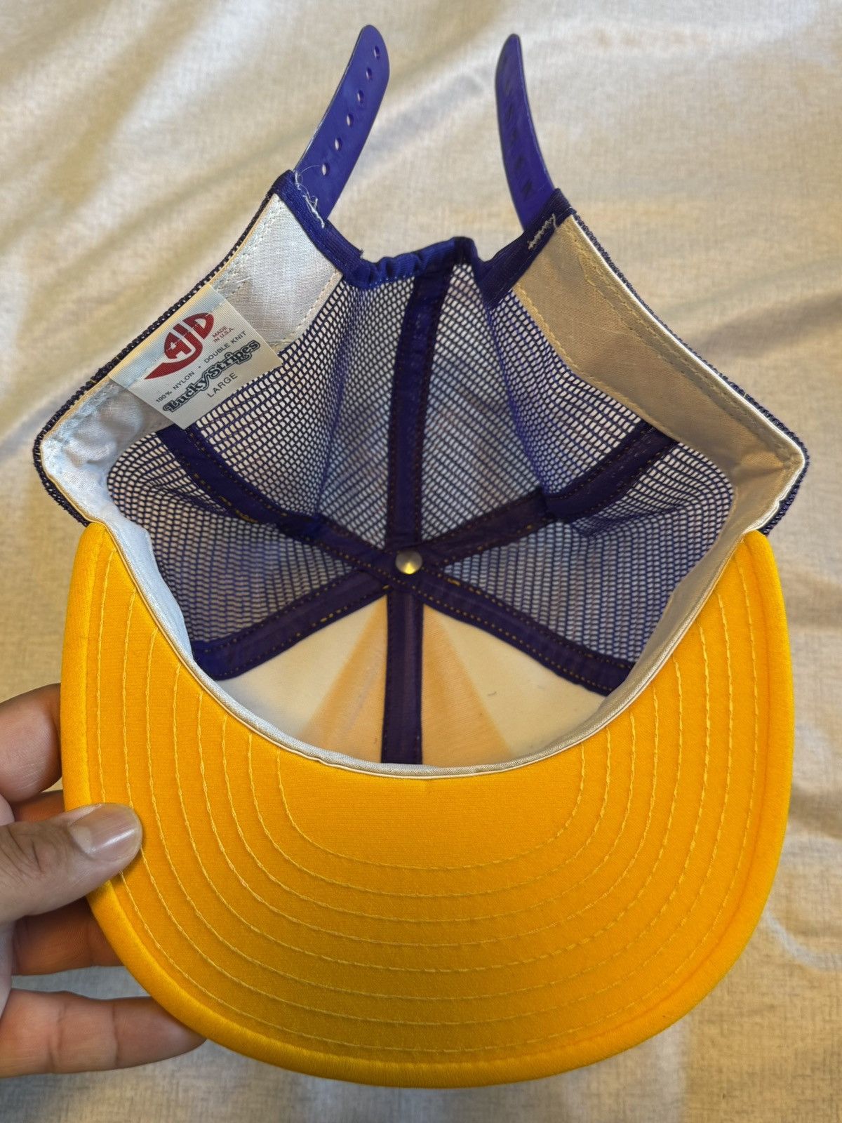 Other Minnesota Vikings Vintage AJD Lucky Stripes Snap Trucker Size ONE SIZE - 5 Thumbnail