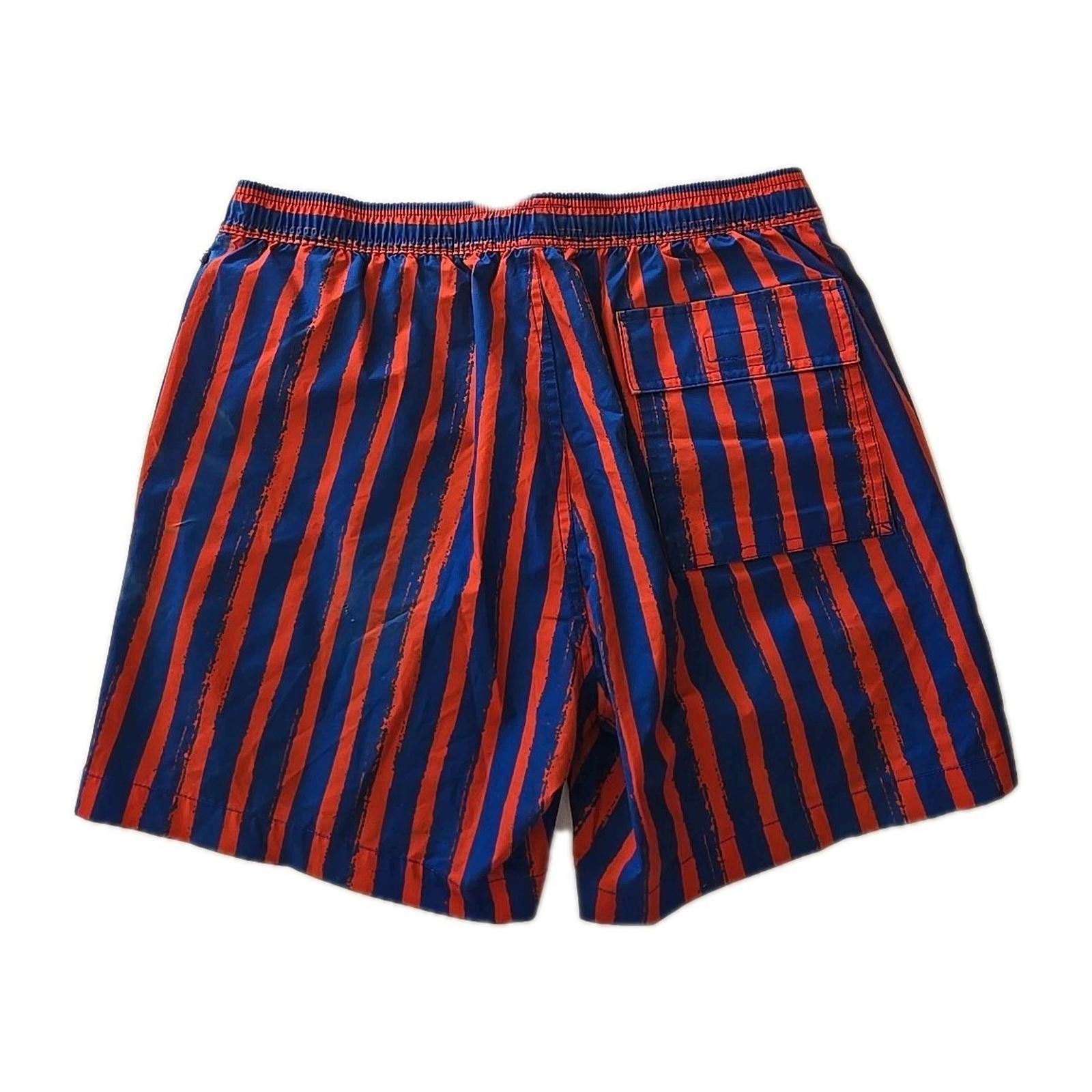 Psycho Bunny Psycho Bunny Torver Swim Trunks Mens M Striped Lined Logo Size US 32 / EU 48 - 4 Thumbnail
