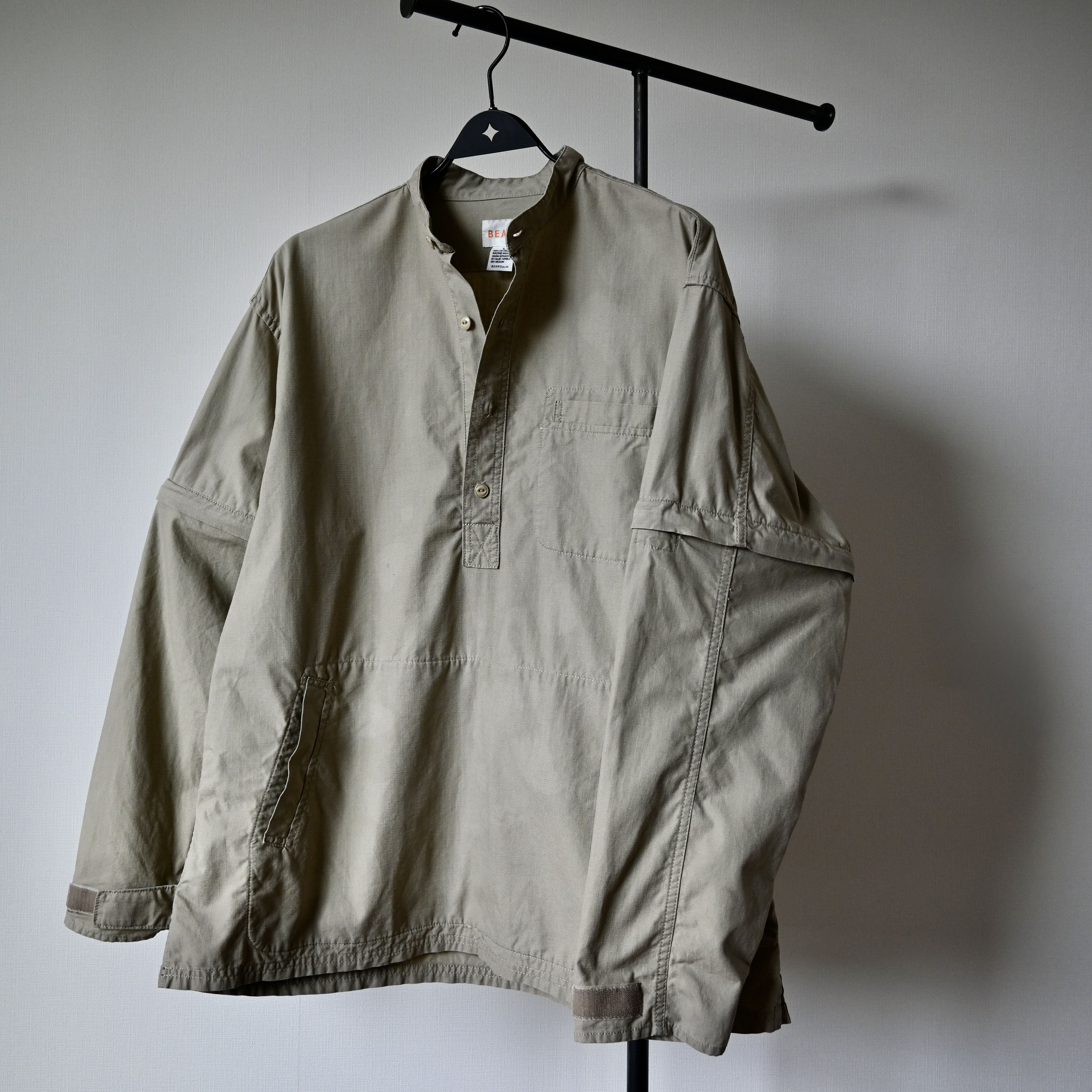 Beams Japan VTG 1990-2000s BEAMS 2-way sleeve pullover military jacket Size US L / EU 52-54 / 3 - 17 Thumbnail