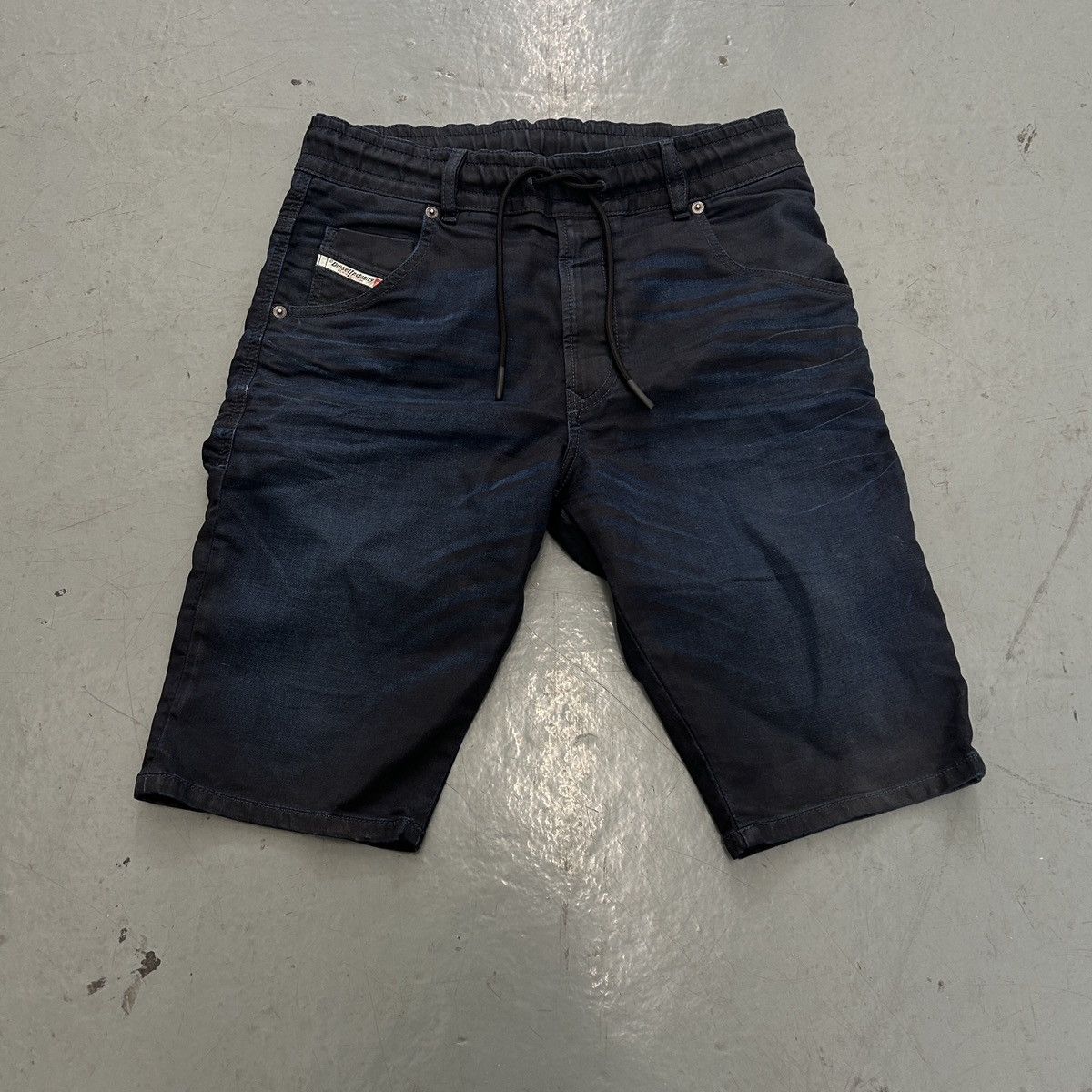 Diesel Diesel Drawstring Denim Shorts – Dark Wash / W28 Size US 28 / EU 44 - 1 Thumbnail