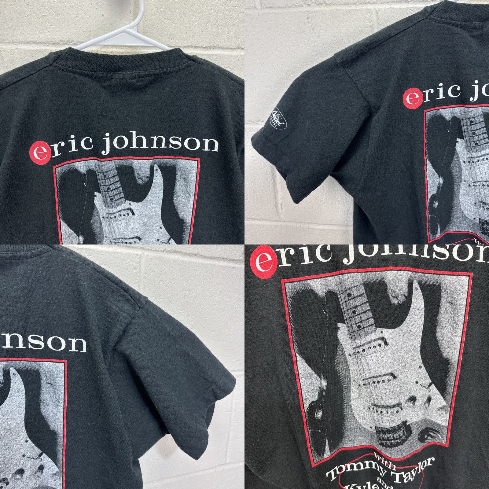Fruit Of The Loom VINTAGE Eric Johnson T Shirt 90s Black Cotton Short Sleeve Crew Neck Adult L Guitar Ah Via Musicom Branding: Fruit of the Loom Size US L / EU 52-54 / 3 - 9 Thumbnail