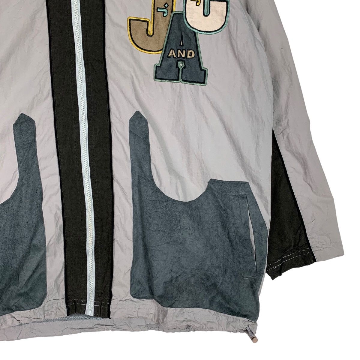 Japanese Brand J. AND JAY Wide Villege Big Logo Light Jacket #0896-C40 Size US L / EU 52-54 / 3 - 7 Thumbnail