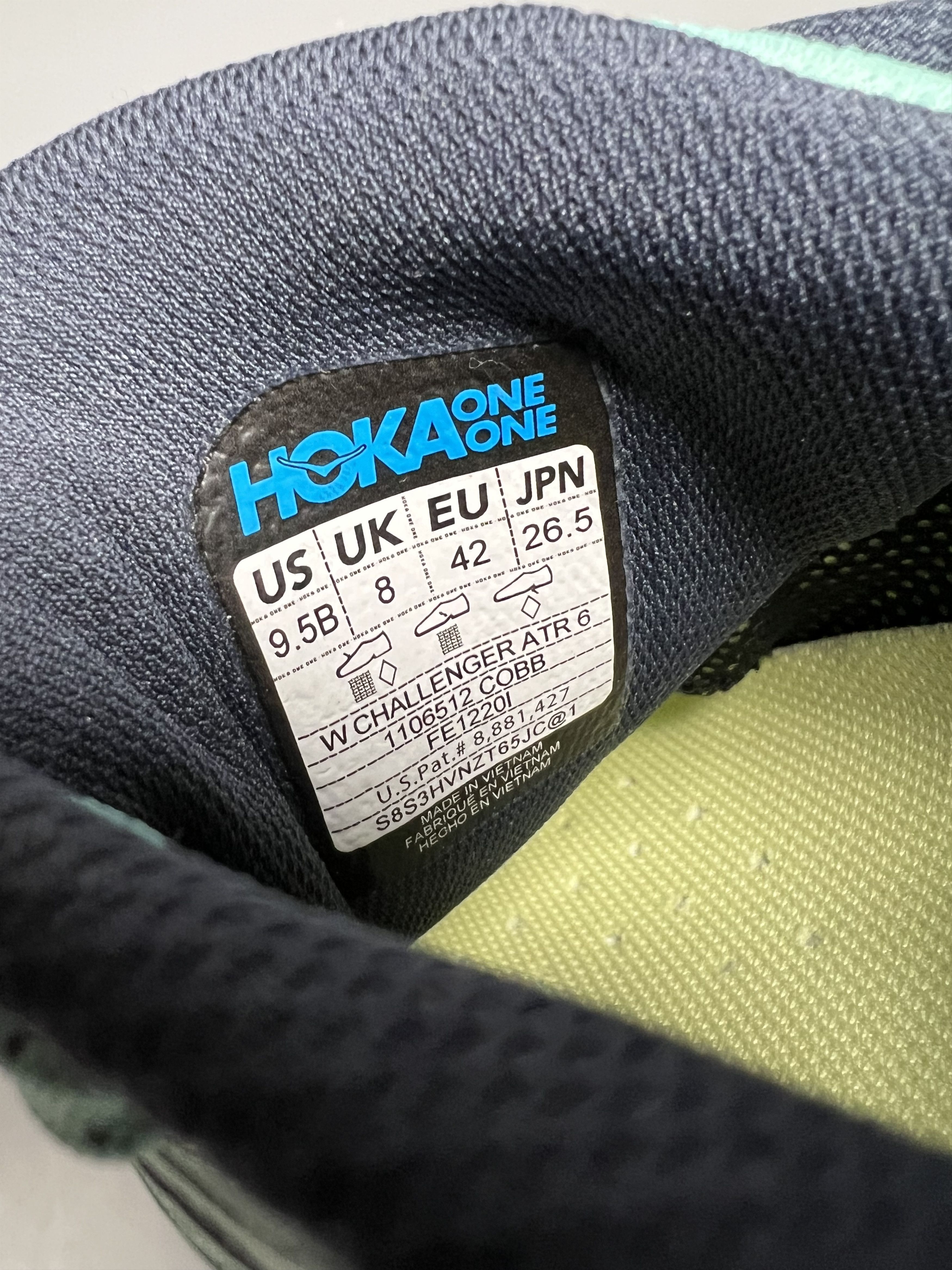 Hoka 9.5B Hoka One One Challenger ATR 6 Running Shoes Gym Walking Size US 9.5 / IT 39.5 - 9 Thumbnail