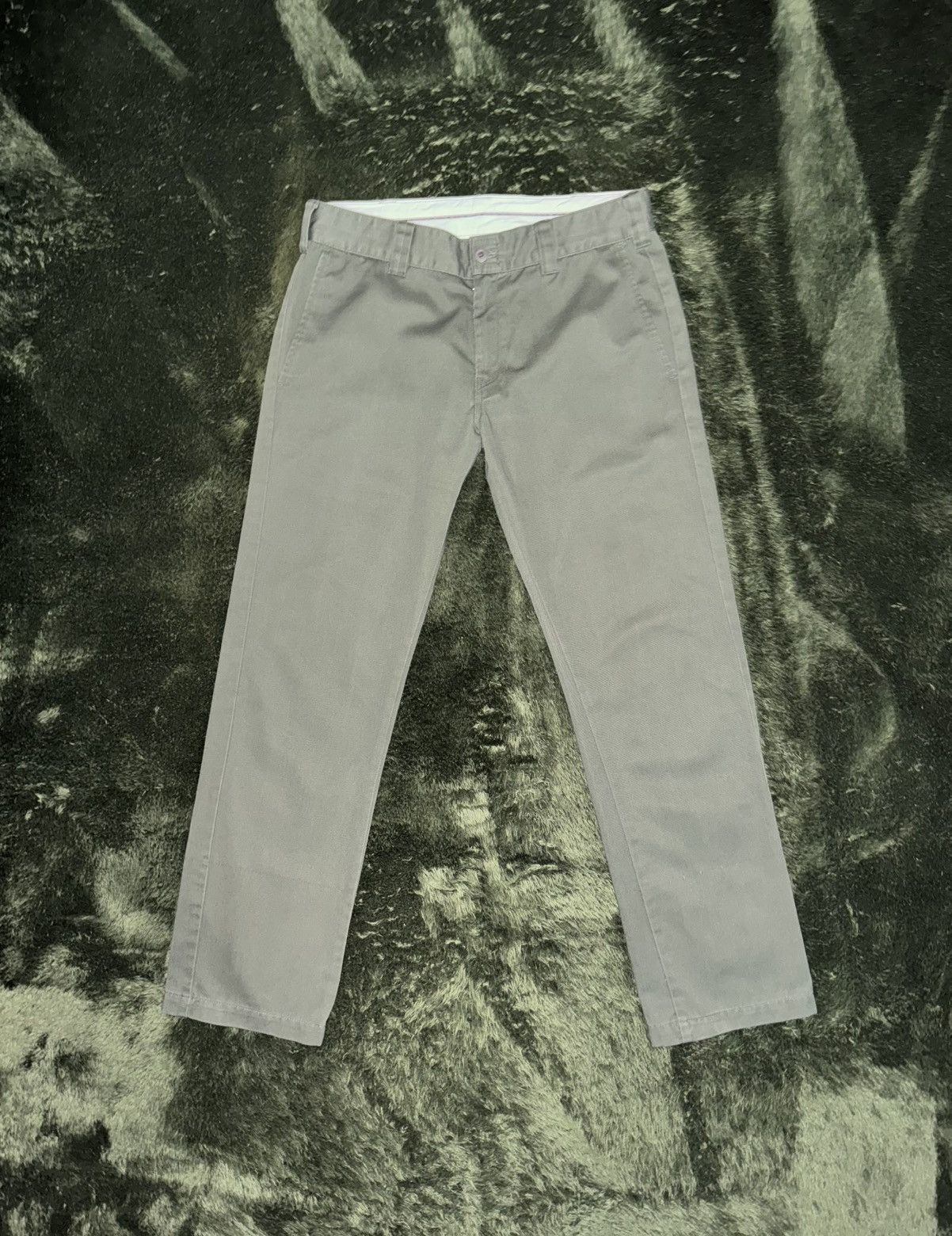 Beams Japan [L] BEAMS HEART JAPAN washed cotton chino pants olive Size US 34 / EU 50 - 1 Thumbnail
