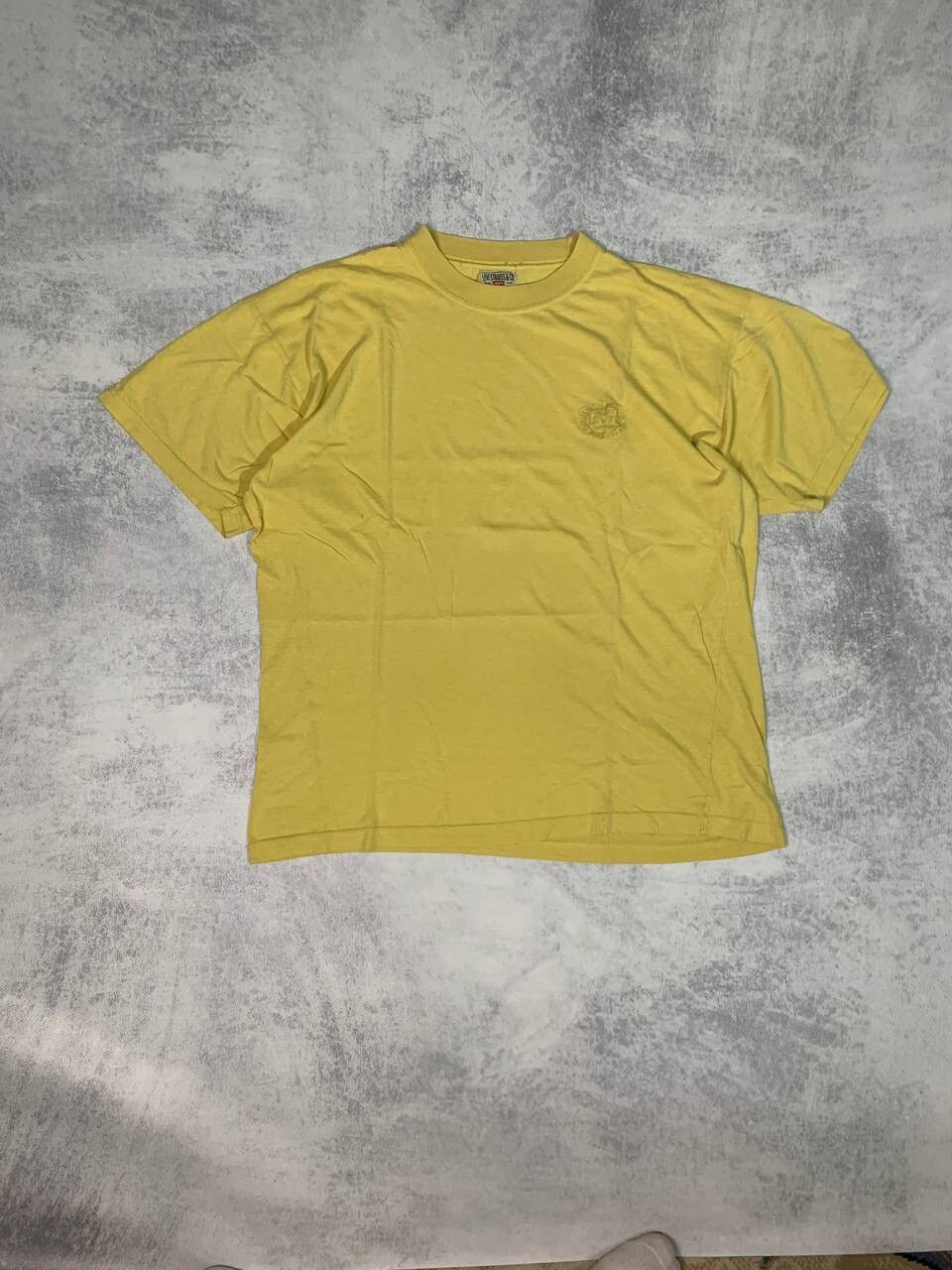Pre-owned Levis X Vintage Levi's Vintage 80's Street Style T-shirt In Yellow