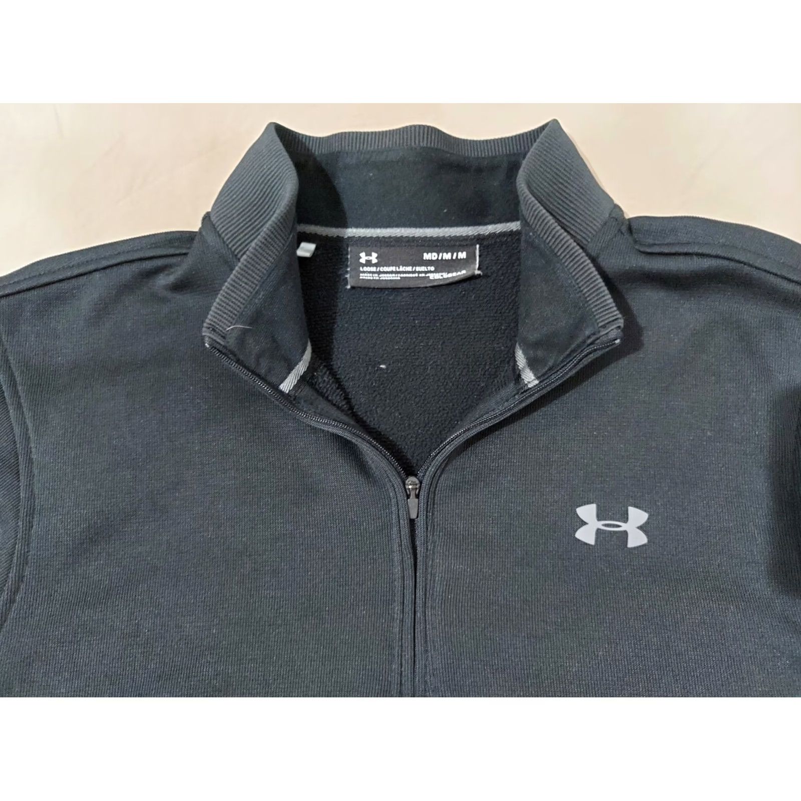 Under Armour Under Armour Mens Half Zip Sweater M Black Athletic Sweatshirt Golf Zip Pullover M Mens Size US M / EU 48-50 / 2 - 2 Thumbnail
