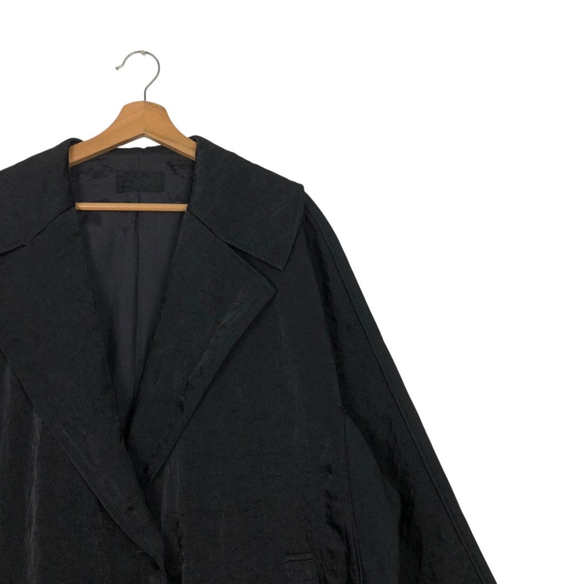 Japanese Brand 🔥ROCH BLACK LONG JACKET OVERSIZED HOMMA JAPAN ISSEY MIYAKE Size US M / EU 48-50 / 2 - 4 Thumbnail