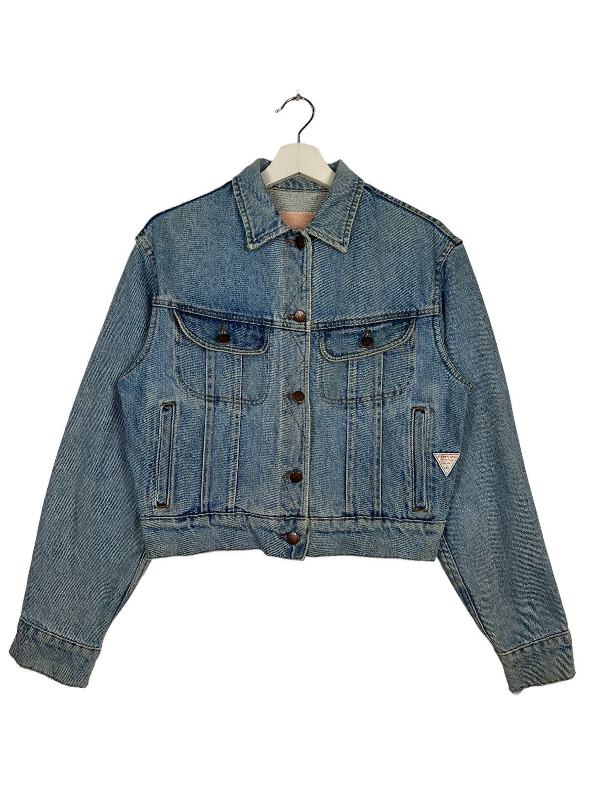 Valentino 🔥 VINTAGE VALENTINO JEANS CROPPED TRUCKER JACKET Size US M / EU 48-50 / 2 - 2 Thumbnail