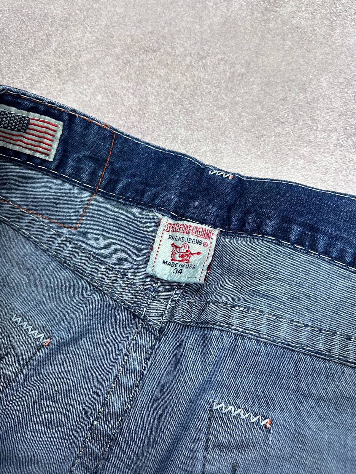 True Religion Vintage True Religion Baggy Ricky Super T Baggy Jeans 34 Size US 34 / EU 50 - 7 Thumbnail