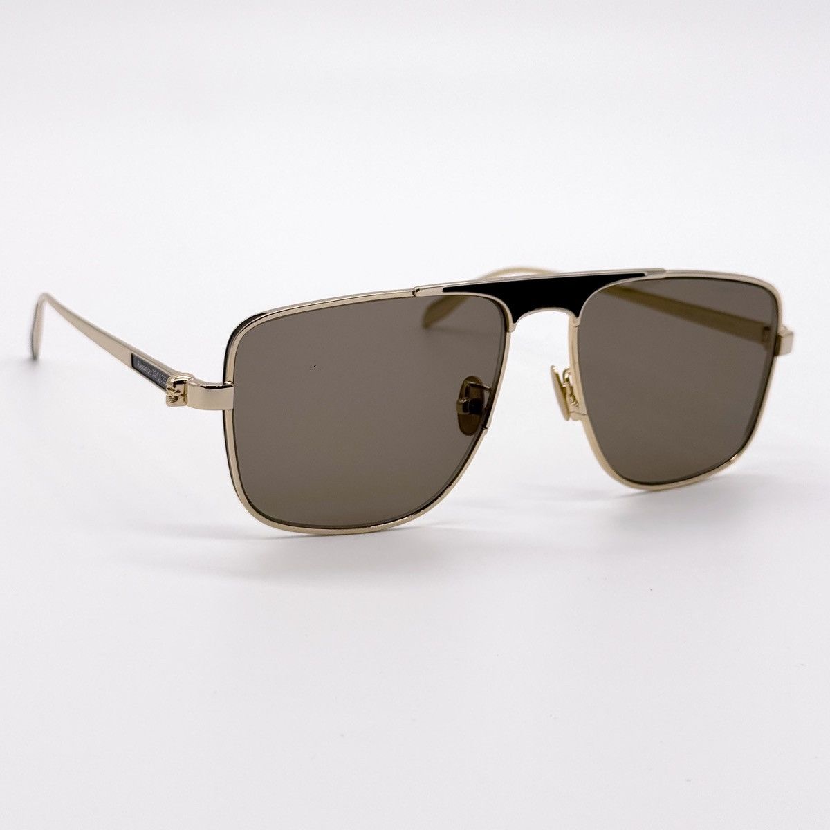 Alexander McQueen NEW AM0200S 002 ALEXANDER MCQUEEN SUNGLASSES AM0200S Size ONE SIZE - 4 Thumbnail