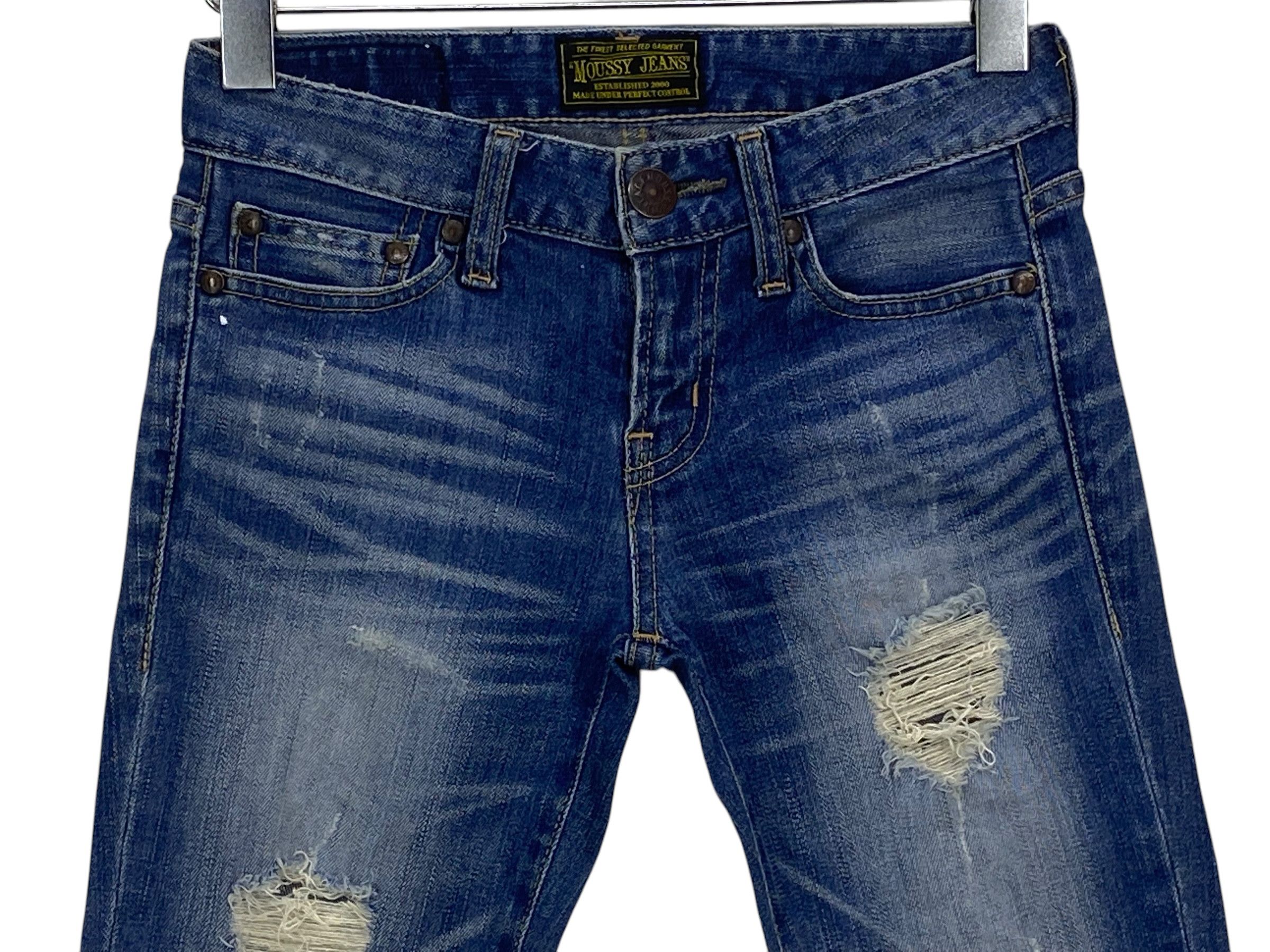 Japanese Brand × MOUSSY Moussy Jeans Skinny Jeans Low Rise Jeans Size 24" / US 00 / IT 34 - 3 Thumbnail