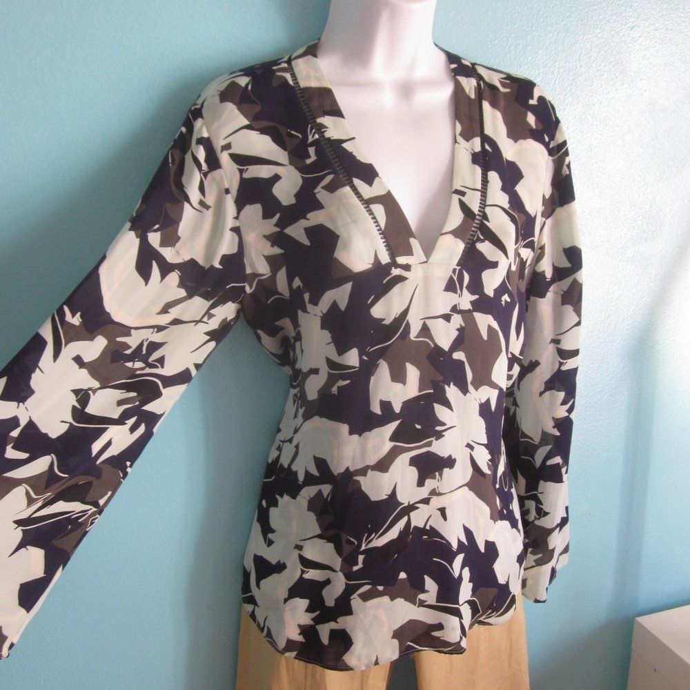 Parker Parker Silk Blouse Size Small Size S / US 4 / IT 40 - 2 Thumbnail