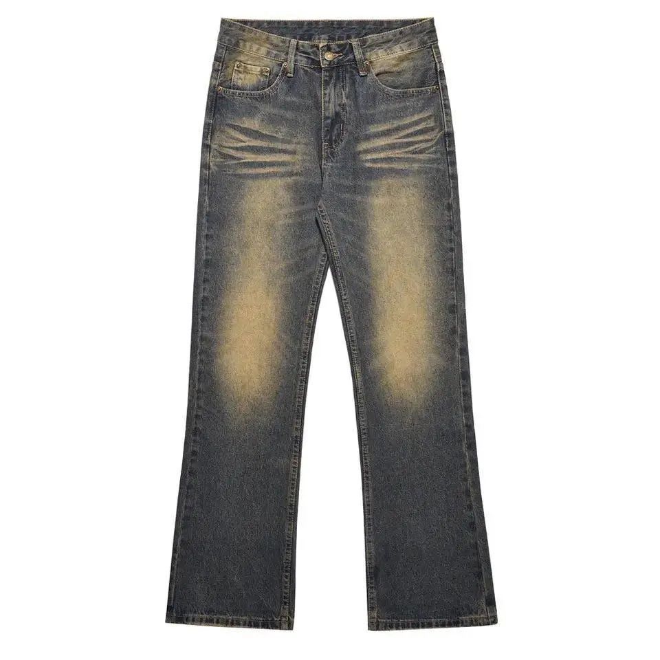 Japanese Brand × Jean Flared Jeans for Men Baggy Wide Leg Street Vintage Size US 30 / EU 46 - 6 Thumbnail