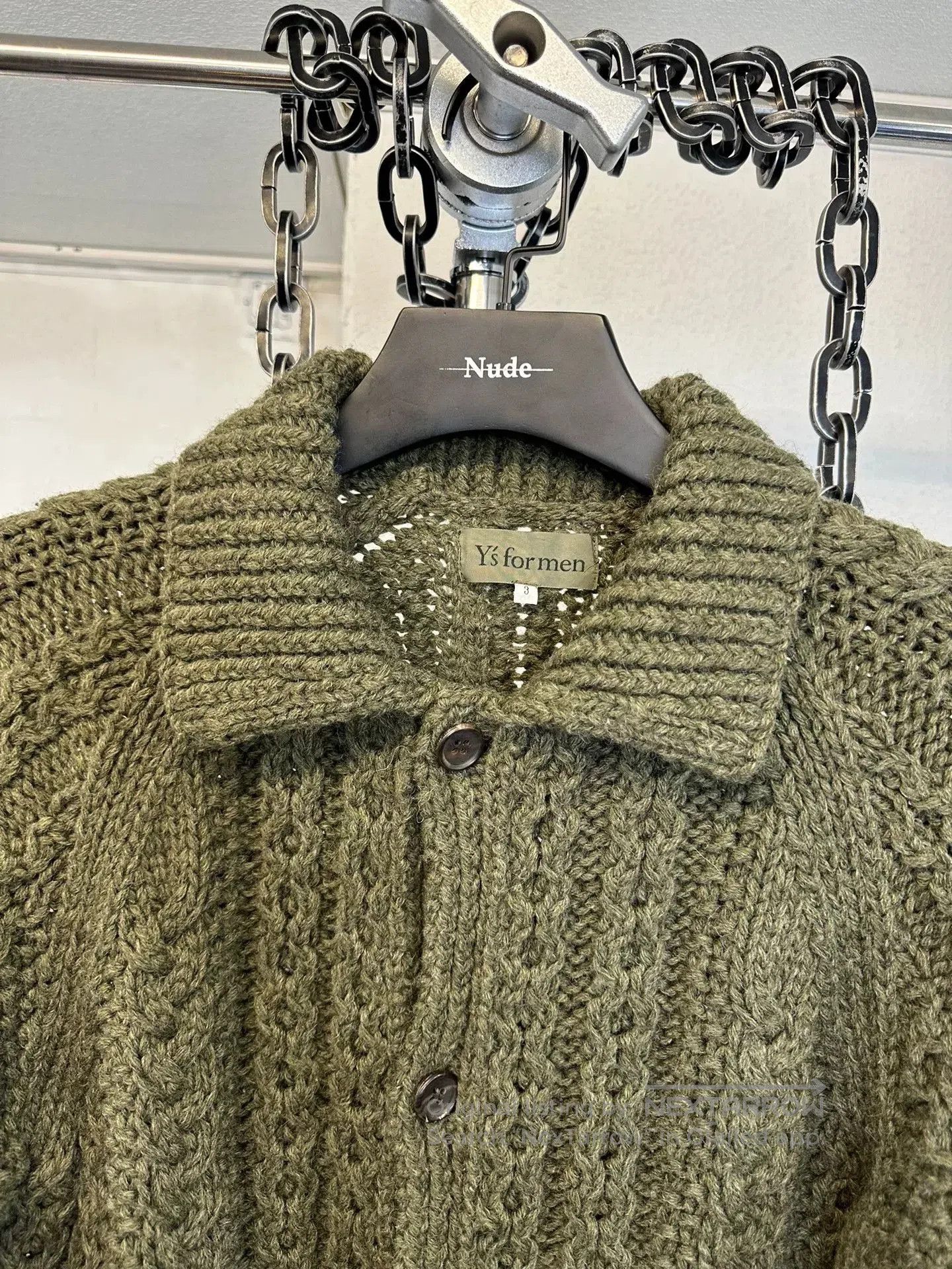 Yohji Yamamoto Yohji Yamamoto Men's Knit Sweater Jacket. Size US L / EU 52-54 / 3 - 3 Thumbnail
