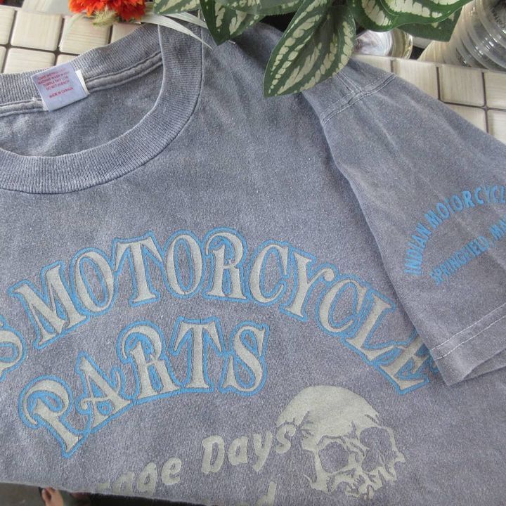 Indian Motorcycle × Vintage Vintage indian Motorcycle 90s made Toyo enterprise tag M Size US M / EU 48-50 / 2 - 2 Thumbnail
