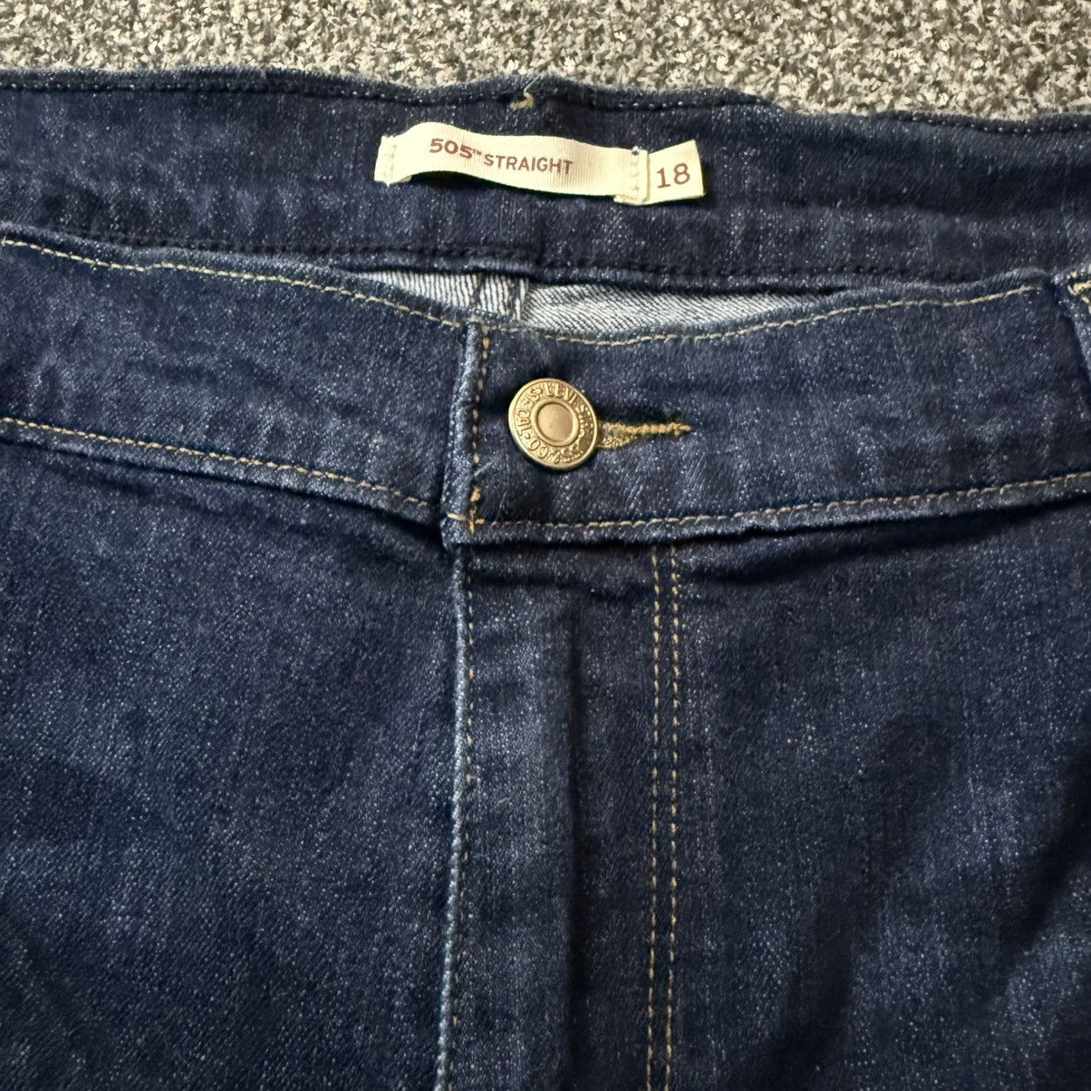 Engineered Garments × Levi's 🔥🔥 Baggy Vintage Y2K Levis 505 Straight Denim Size US 34 / EU 50 - 7 Thumbnail