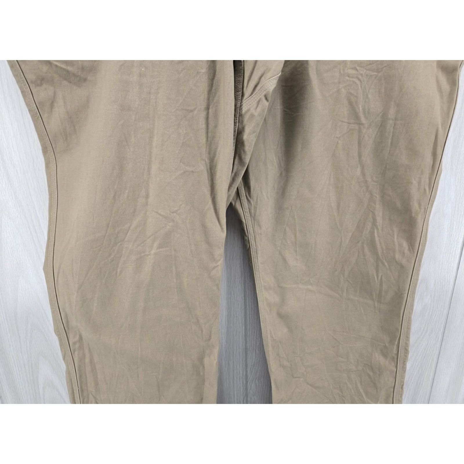 Duluth Trading Company Duluth Trading Co Flex Fire Hose Pants Khaki Cargo Canvas Workwear Men’s 44x30 Size US 44 / EU 60 - 4 Thumbnail