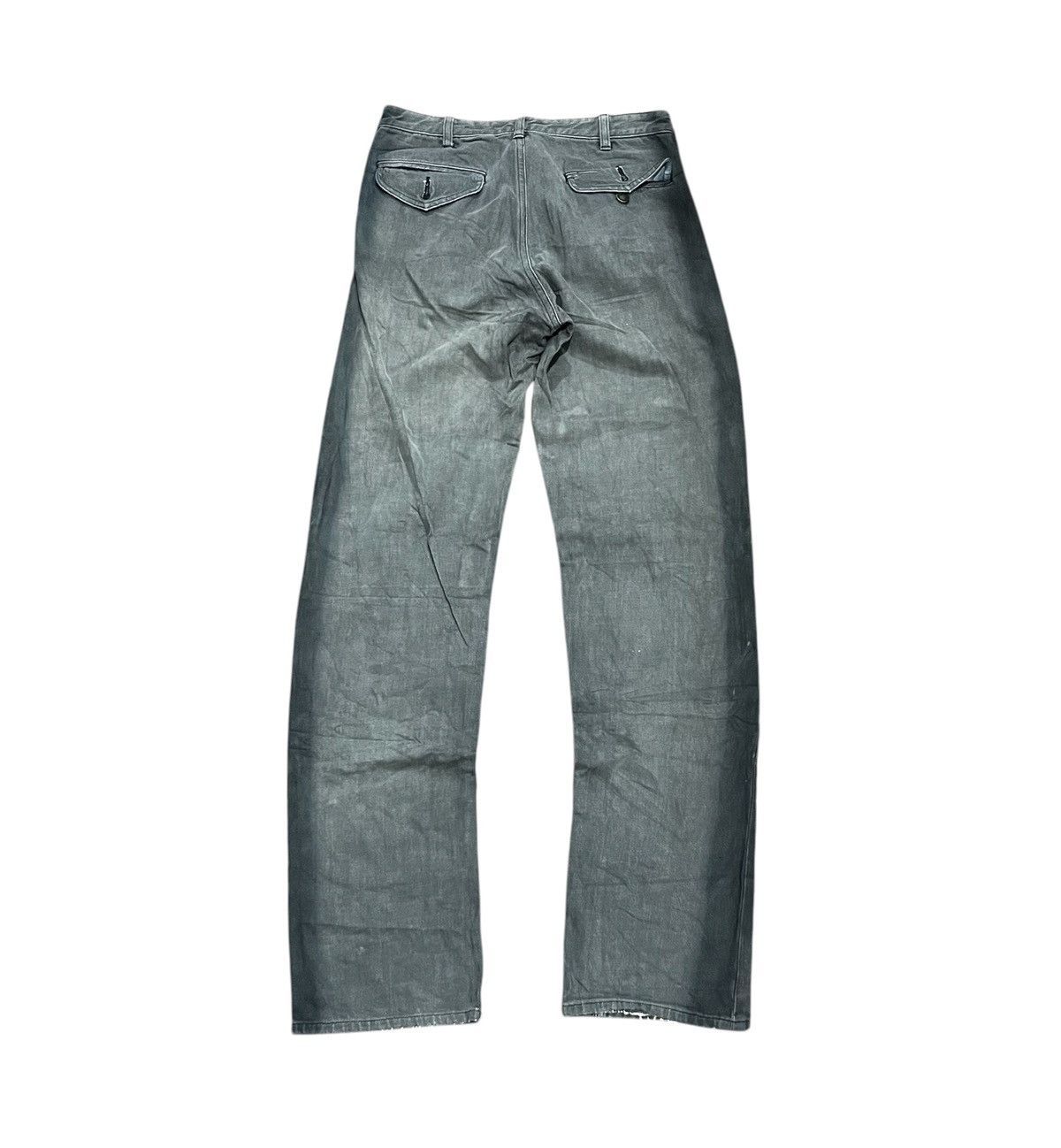 Issey Miyake *FINAL DROP* Vintage issey miyake distressed grey jeans Size US 27 - 5 Thumbnail