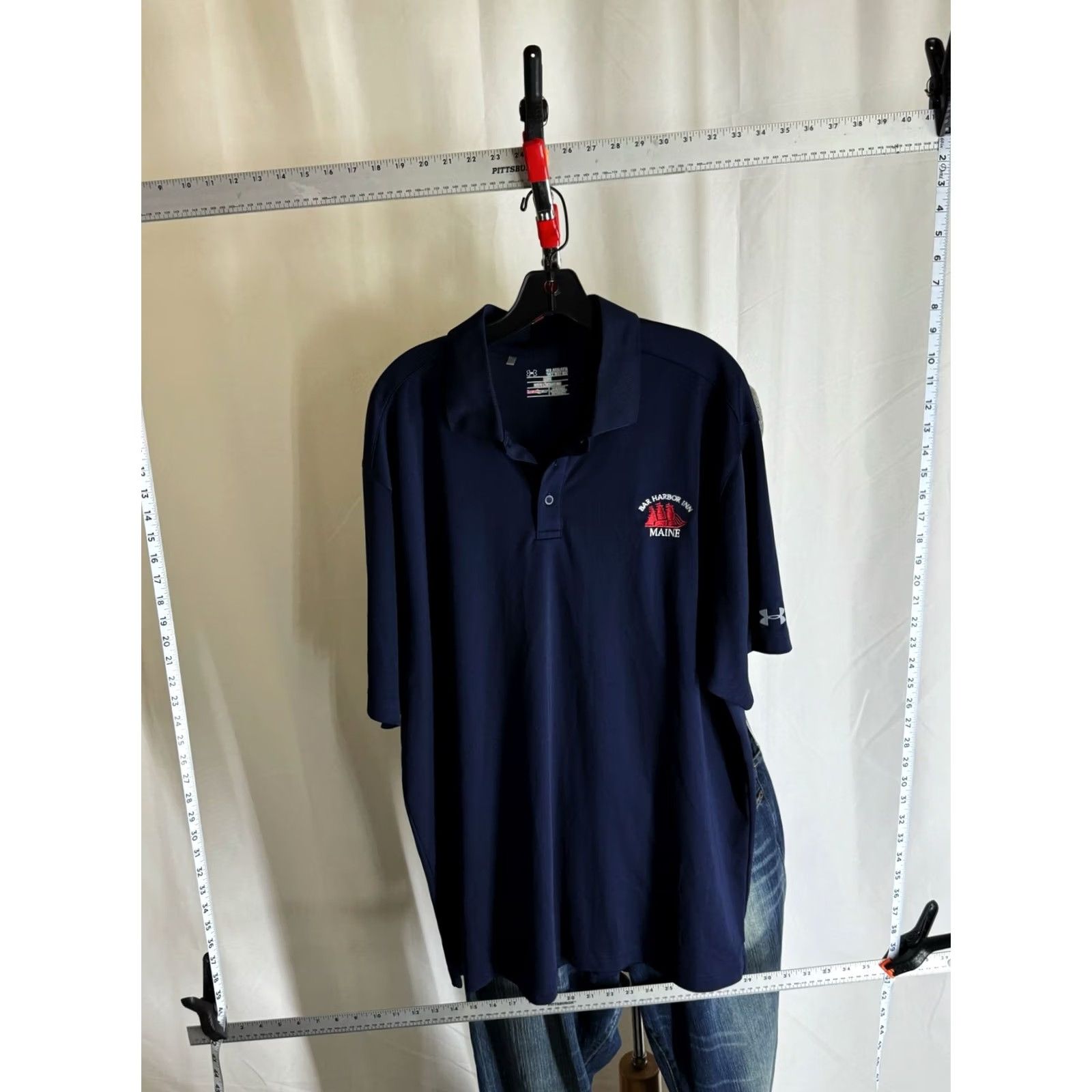 Under Armour Under Armour Shirt Mens xXl Sharp Bar Harbour Inn Maine Golf POLO Size US XXL / EU 58 / 5 - 3 Thumbnail