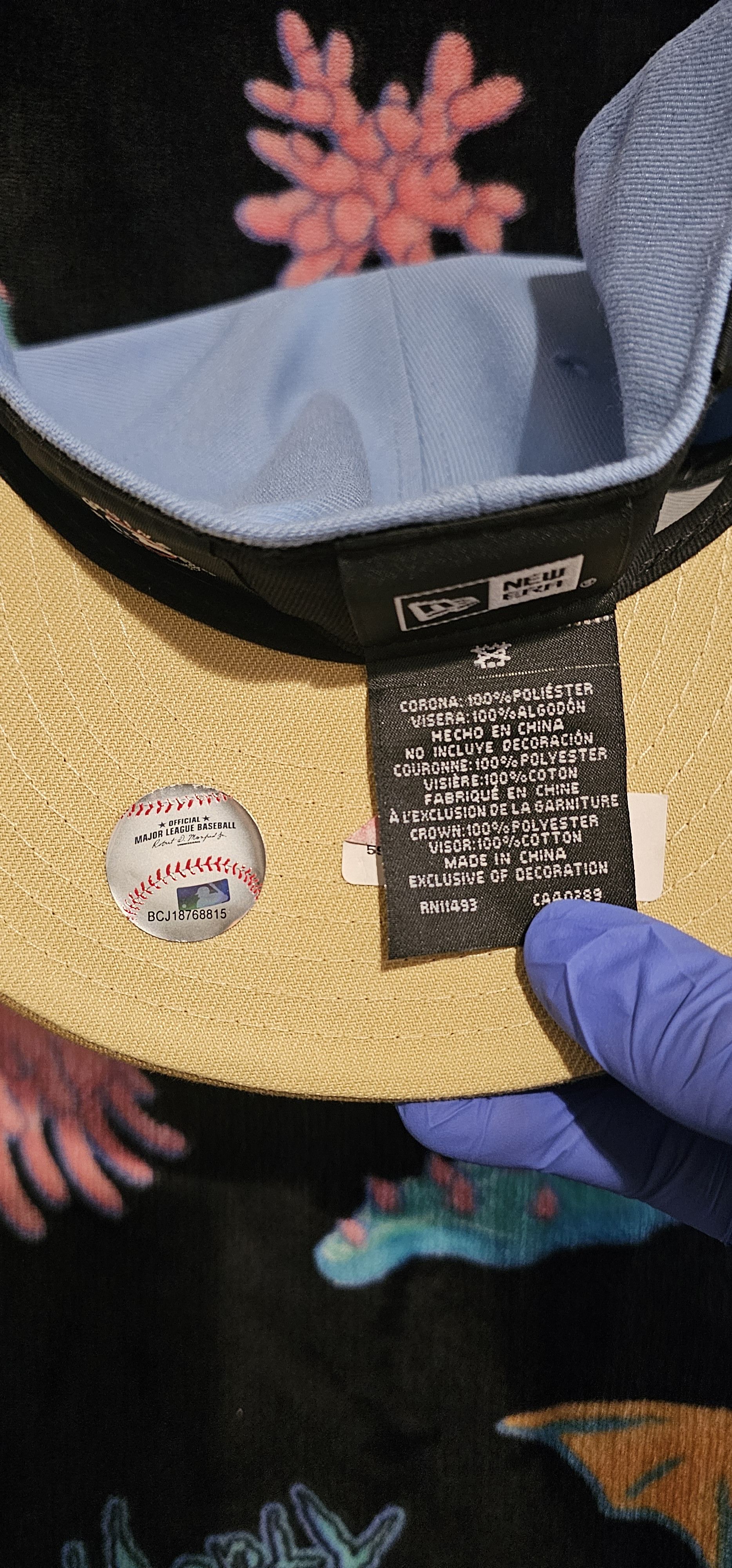 New Era Sz 7 5/8 Padres two tone New era "Jackie Robinson" patch Size ONE SIZE - 4 Thumbnail
