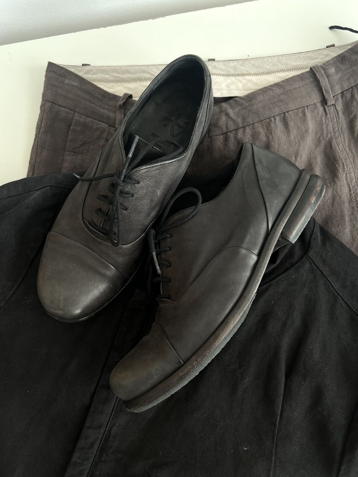 Other P.Monjo Oxford Leather Shoes Size US 7.5 / EU 40-41 - 2 Thumbnail