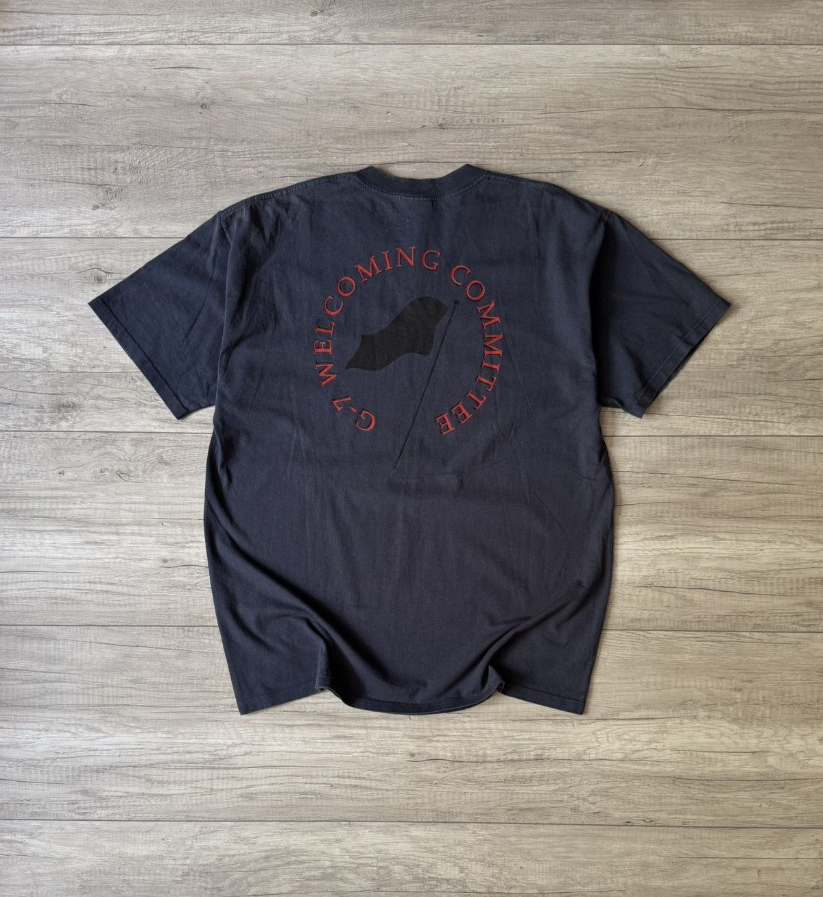 Band Tees Propagandhi F*ck Right Off USA Flag Gildan Vintage T Shirt Size US XL / EU 56 / 4 - 10 Thumbnail