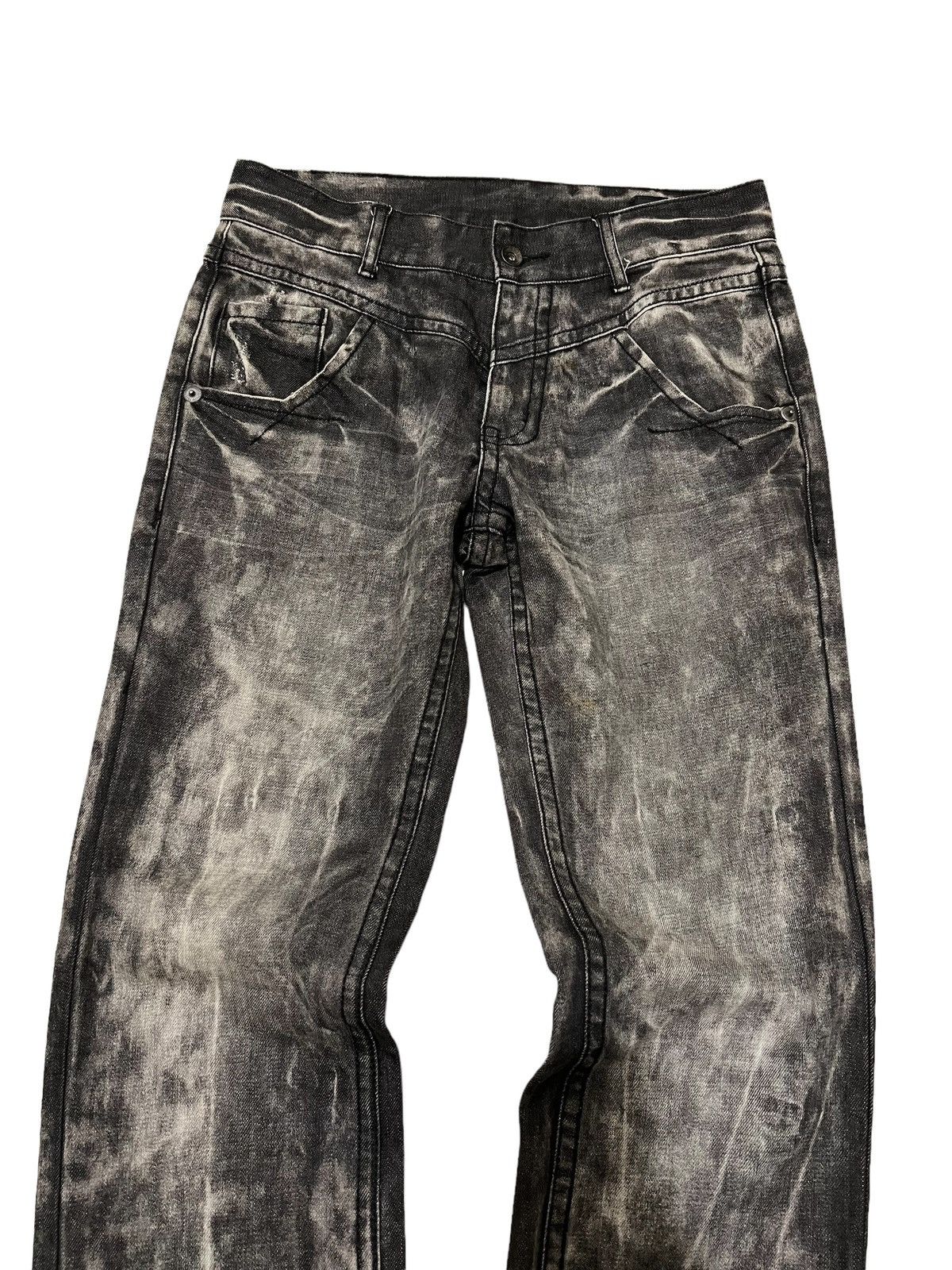 If Six Was Nine × Japanese Brand × Le Grande Bleu (L.G.B.) Semantic design acid wash jeans Size US 29 - 3 Thumbnail