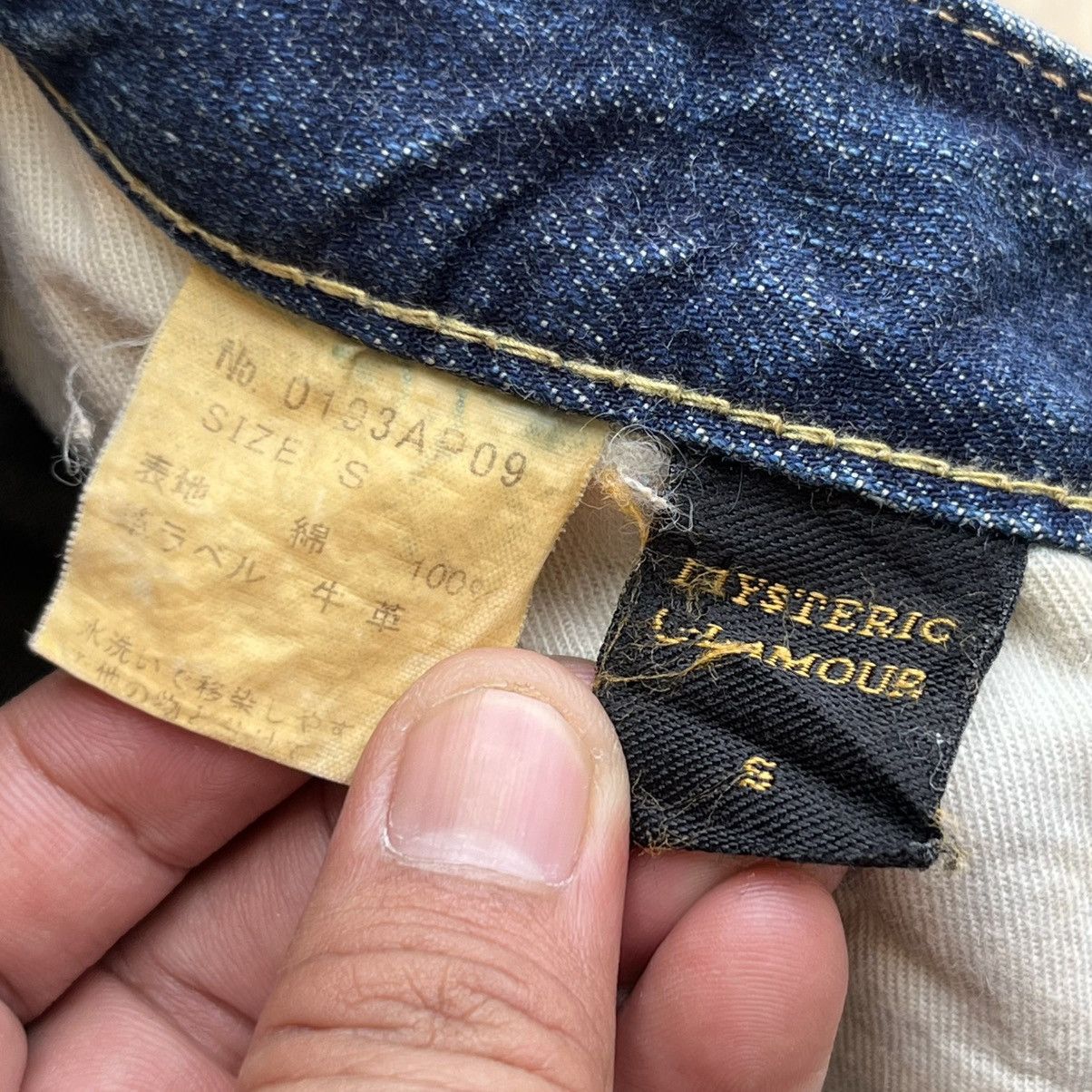 Hysteric Glamour HYSTERIC GLAMOUR VINTAGE DENIM DISTRESSED JAPANESE BRAND Size US 29 - 6 Thumbnail