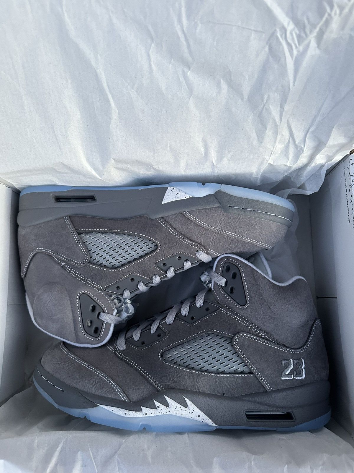 Jordan Brand Jordan Retro 5 Wolf Grey Size 11 MEN Size US 10 / EU 43 - 2 Thumbnail